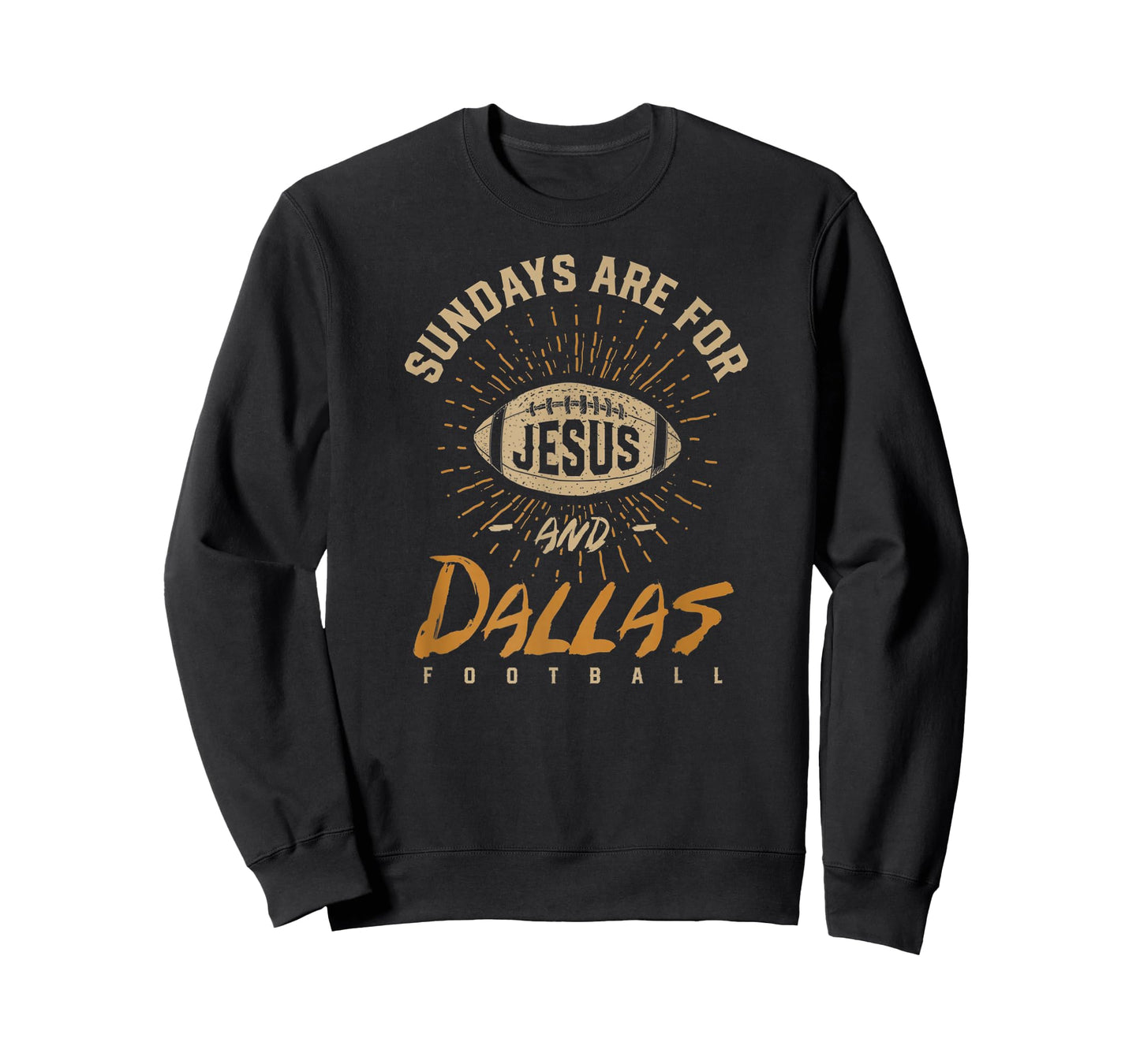 Sundays are for Jesus and Dallas Football Texas Hometown TX T-Shirt