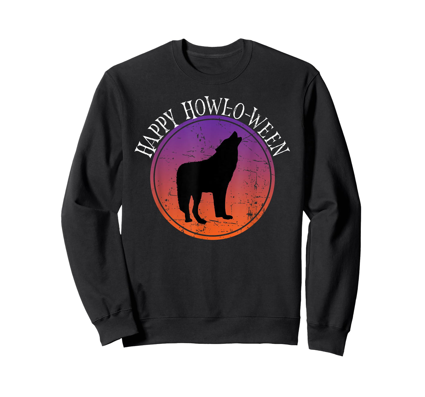 Funny Wolf Howl Halloween Pun - Happy Howl-o-ween T-Shirt