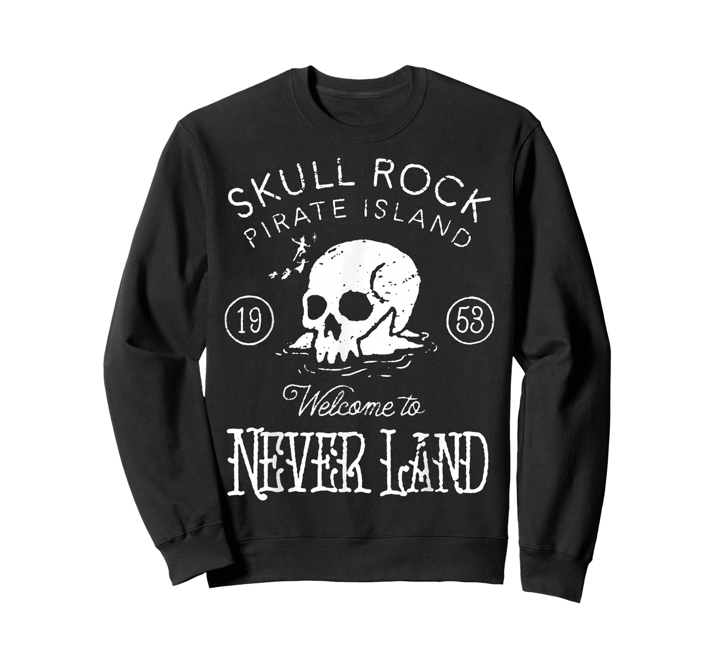 Disney Peter Pan Skull Rock Vintage Poster T-Shirt