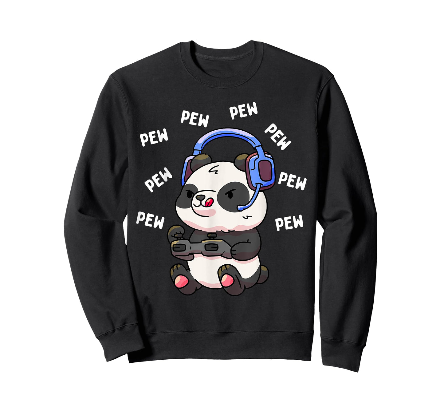 Pew Gamer Panda Pew Pew Gaming Lover Gift T-Shirt
