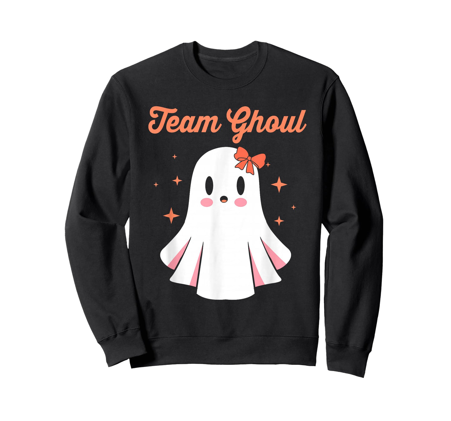 Baby Shower Team Girl Halloween Gender Reveal Team Ghoul T-Shirt