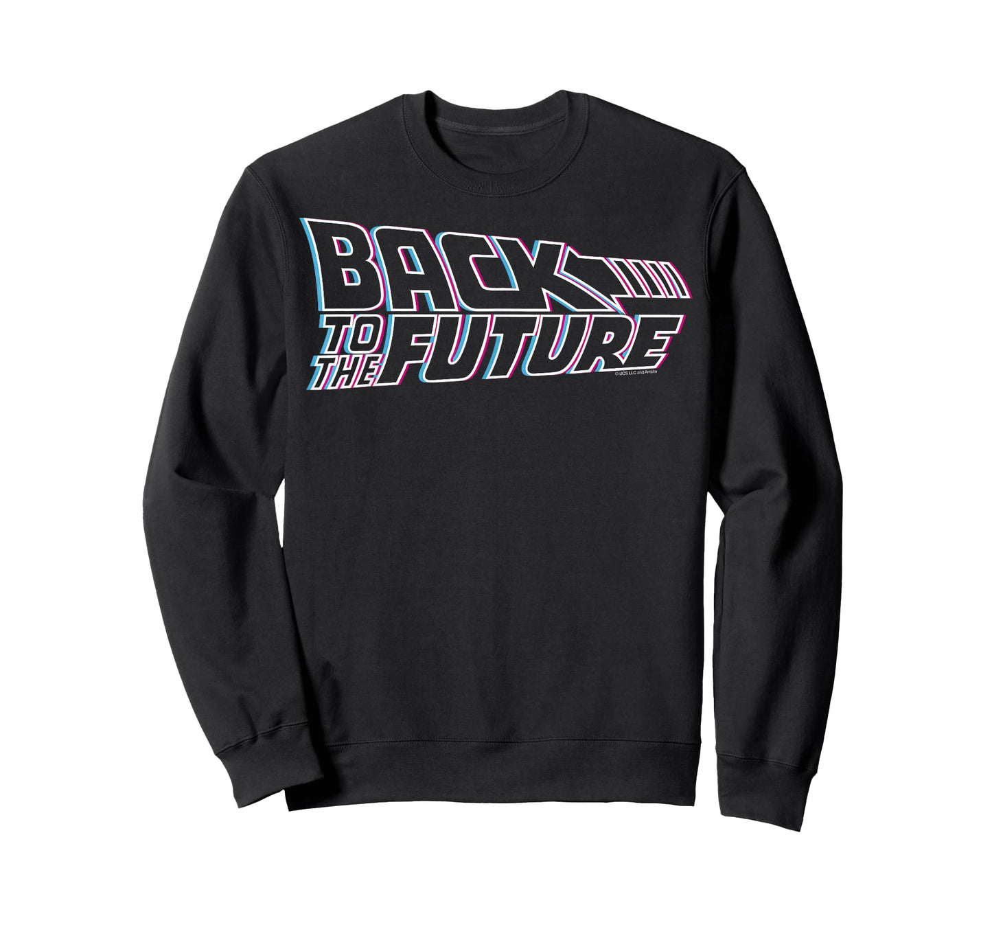 Back to The Future 35th Anniversary Multi-Color Logo Outline T-Shirt