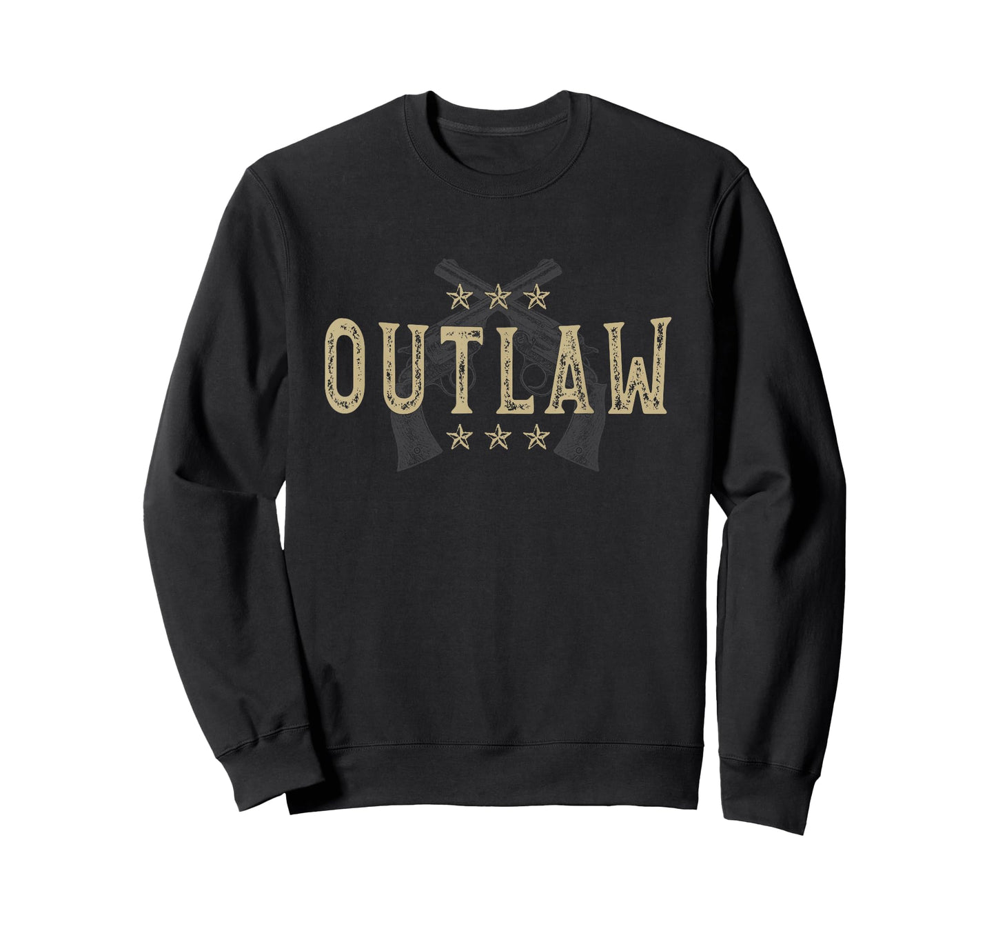 Vintage Outlaw Pistol Western Style T-Shirt T-Shirt
