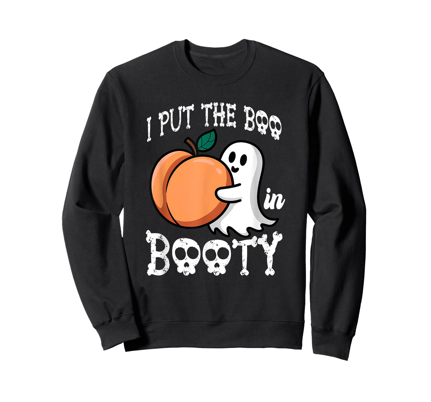 I Put The Boo In The Booty Halloween Costume Ghost Adults T-Shirt