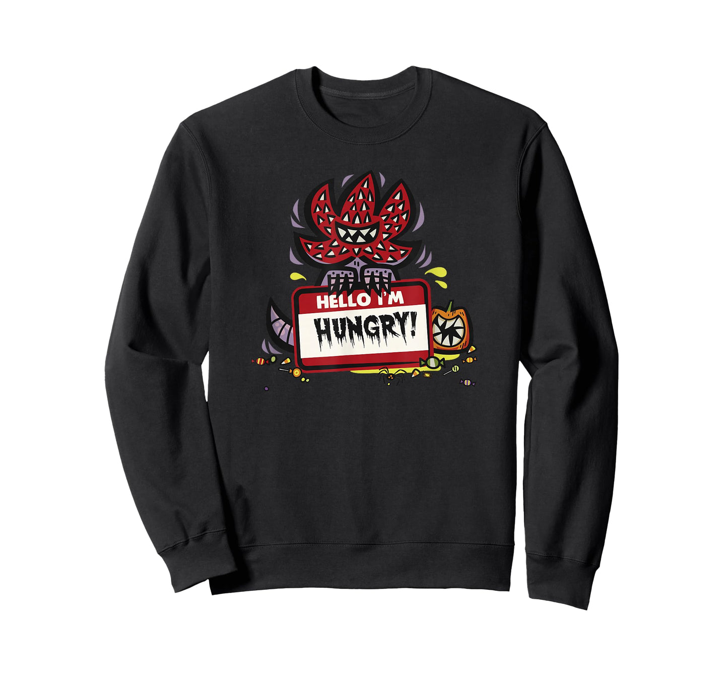 Stranger Things Halloween Demogorgon Hello I'm Hungry T-Shirt