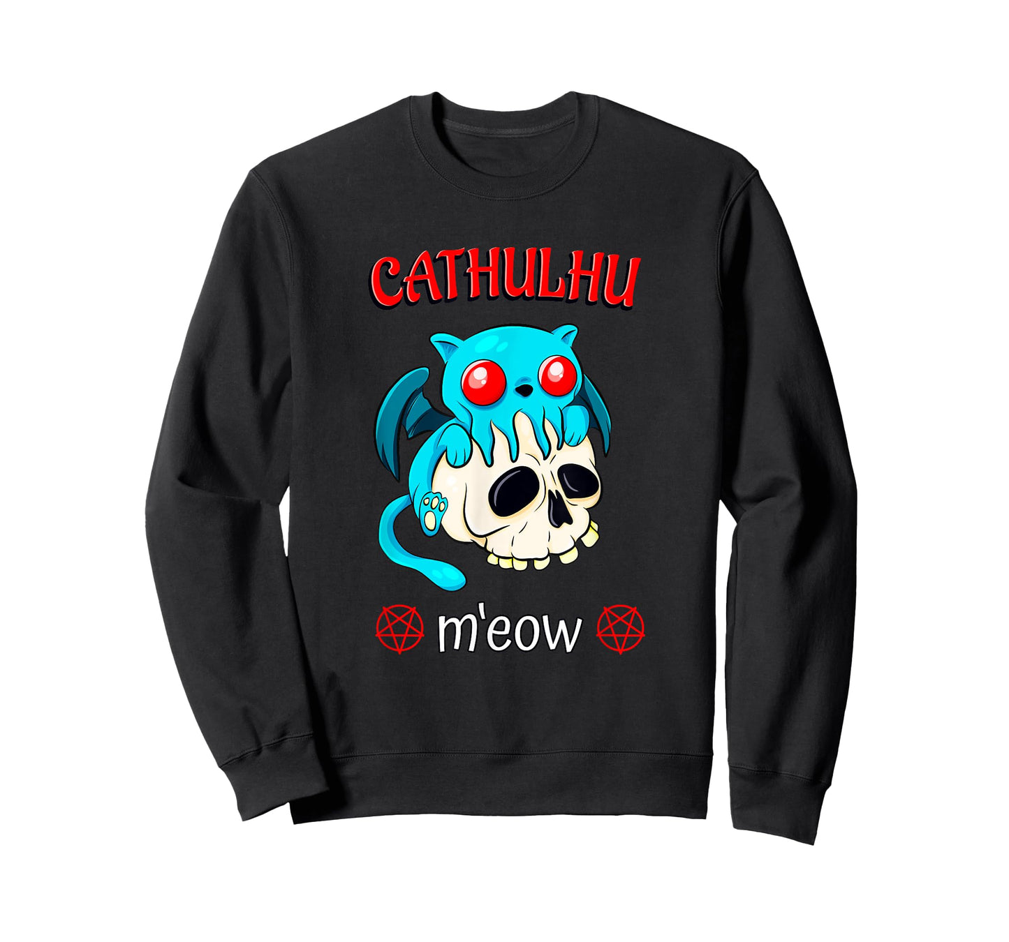 Cthulhu Cat Funny Horror Kawaii Cathulhu M'eow T-Shirt