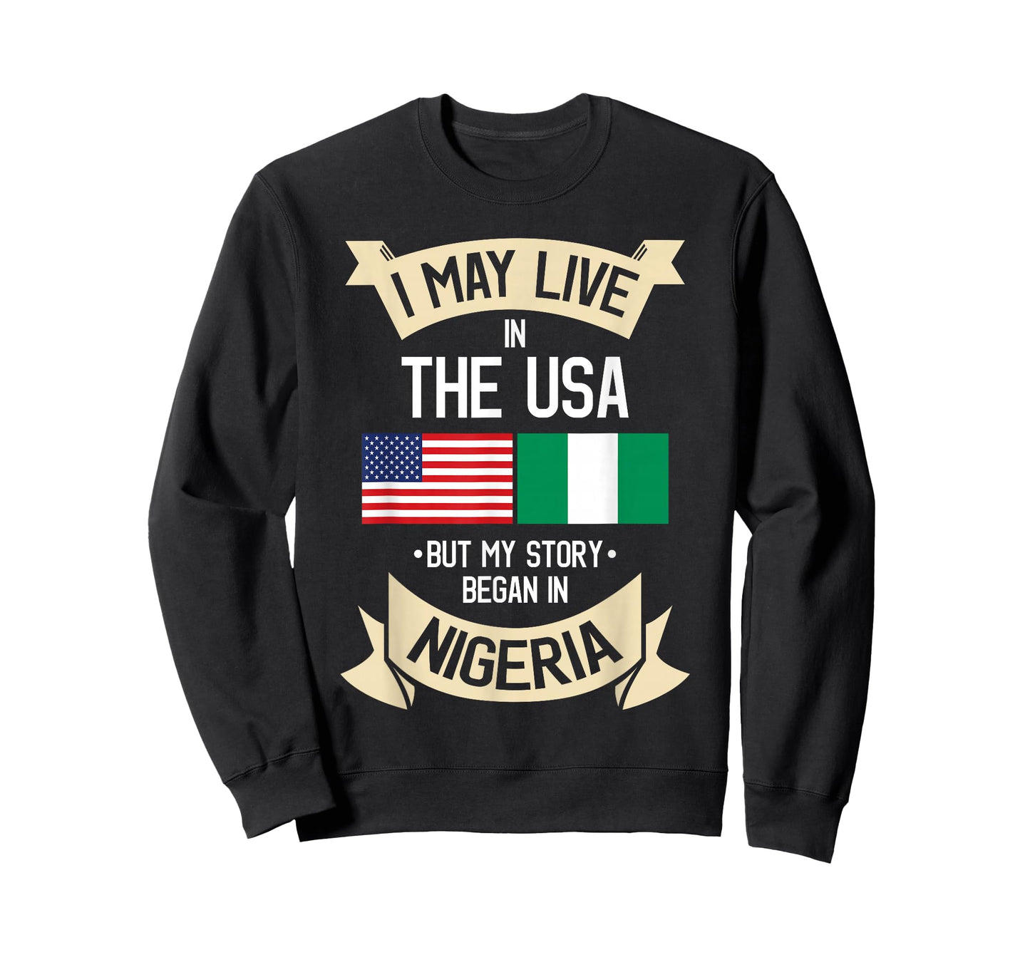 Nigeria American Flag USA Nigerian Roots Gifts T-Shirt