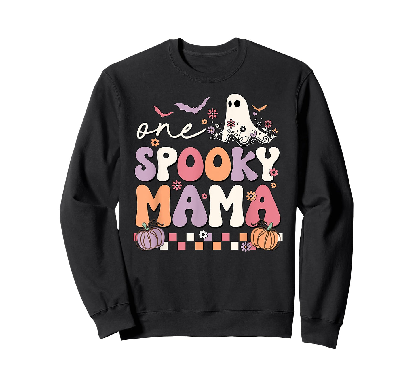 One Spooky Mama Halloween Spooky Ghost T-Shirt