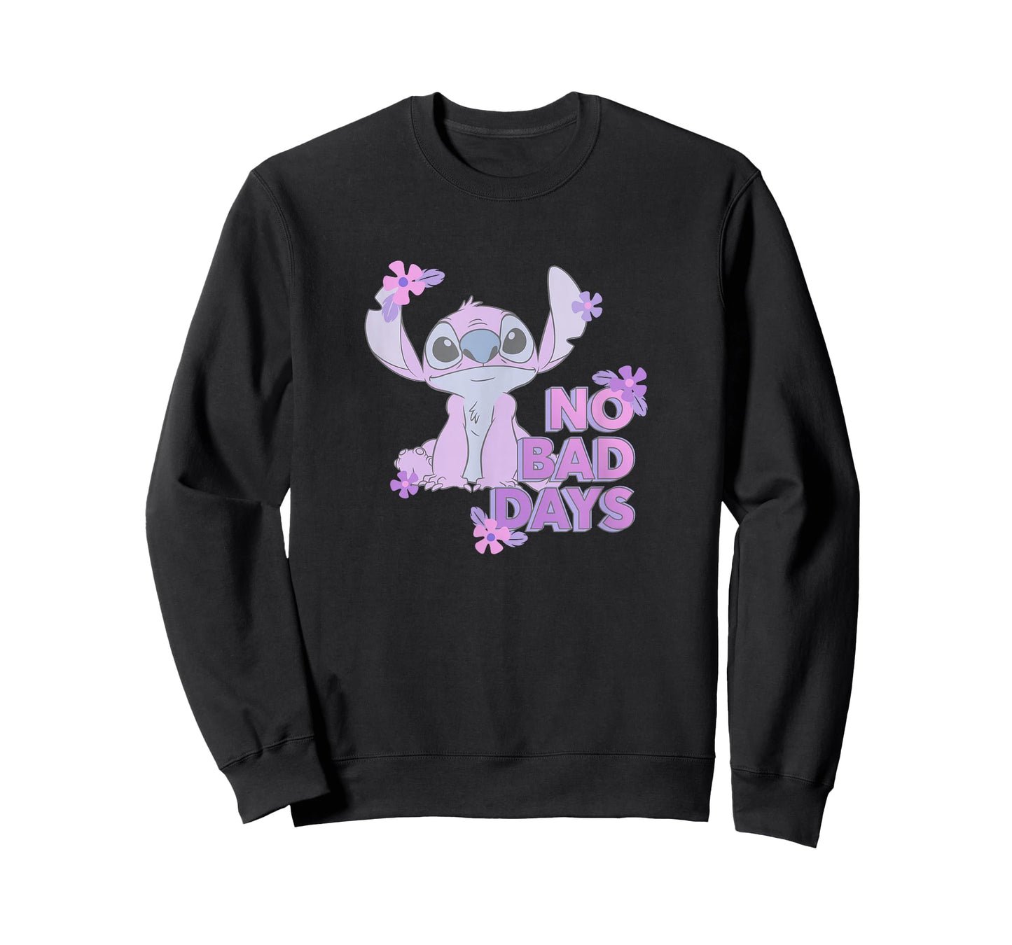 Disney Lilo & Stitch No Bad Days Cute Stitch Chest Portrait T-Shirt
