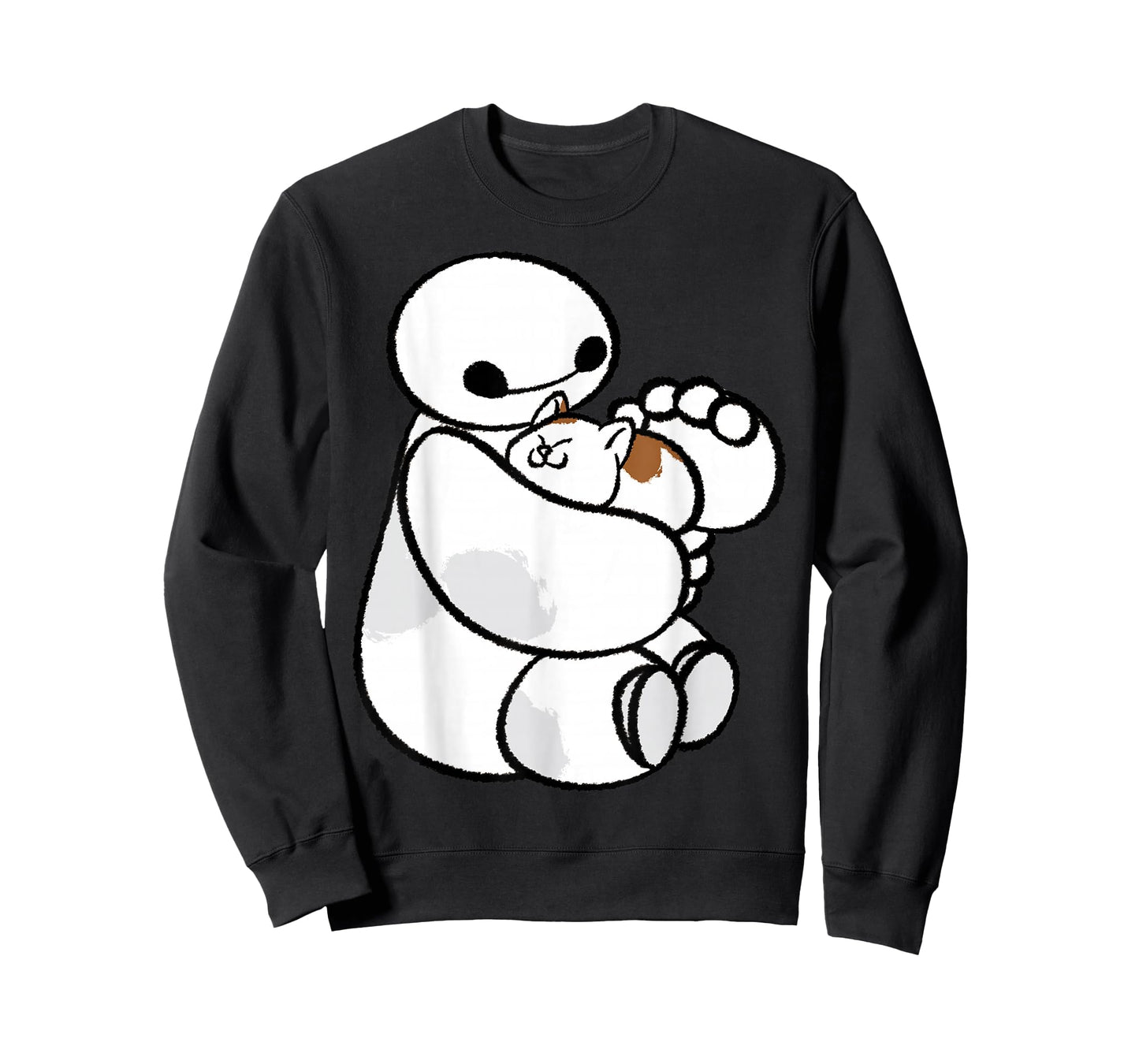 Disney Big Hero 6 Baymax Cat Cute Portrait T-Shirt