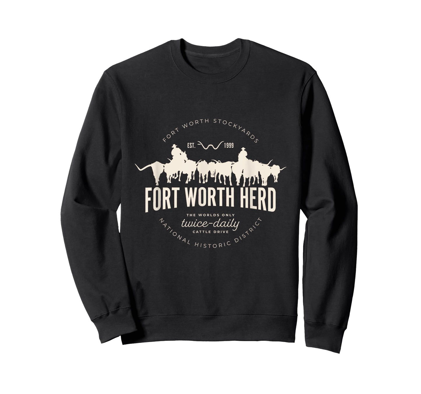 Fort Worth Texas Stockyards and Rodeo Cowboy Design T-Shirt