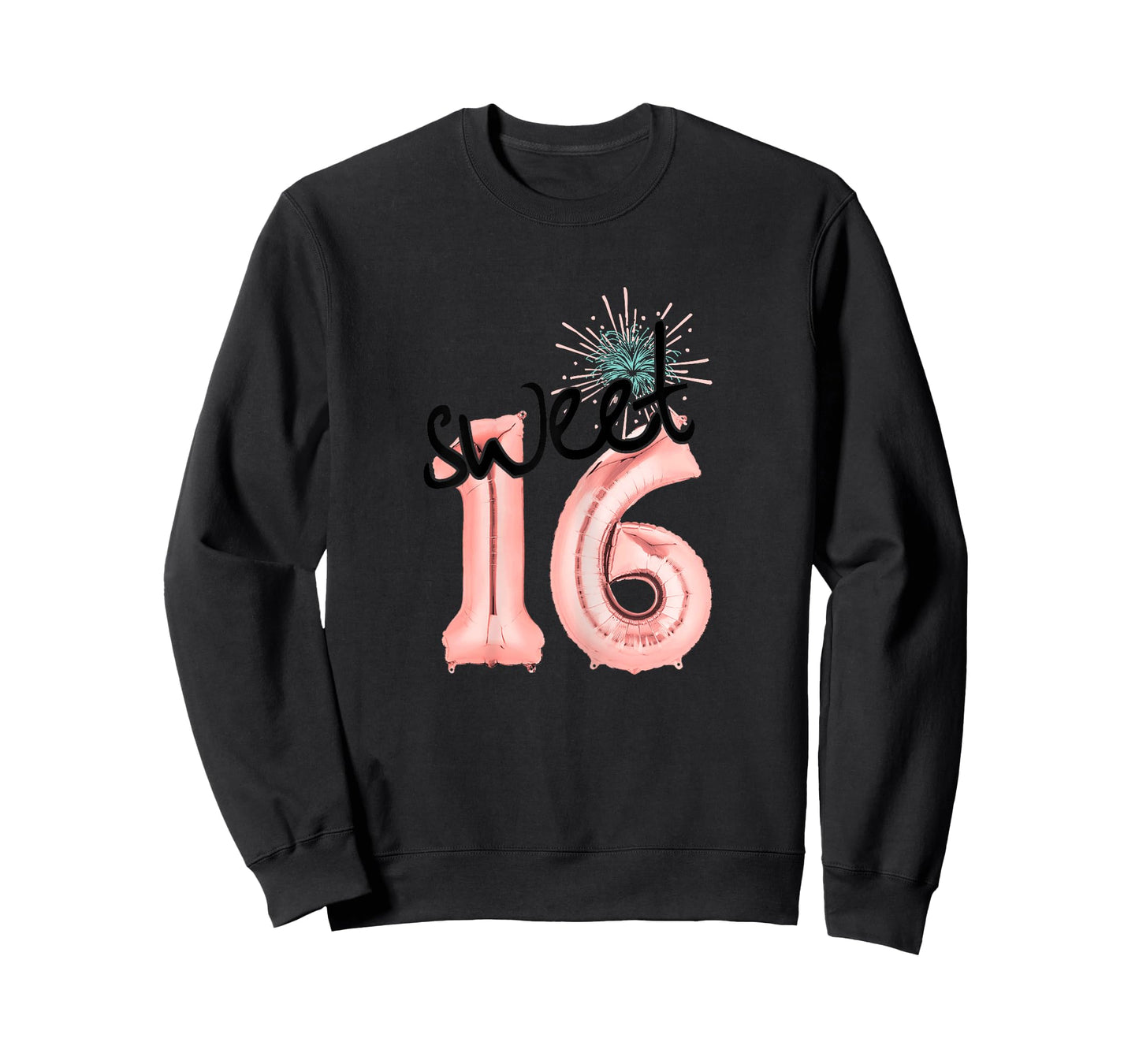Sweet 16 Design I Rose Balloon Decoration Outfit T-Shirt