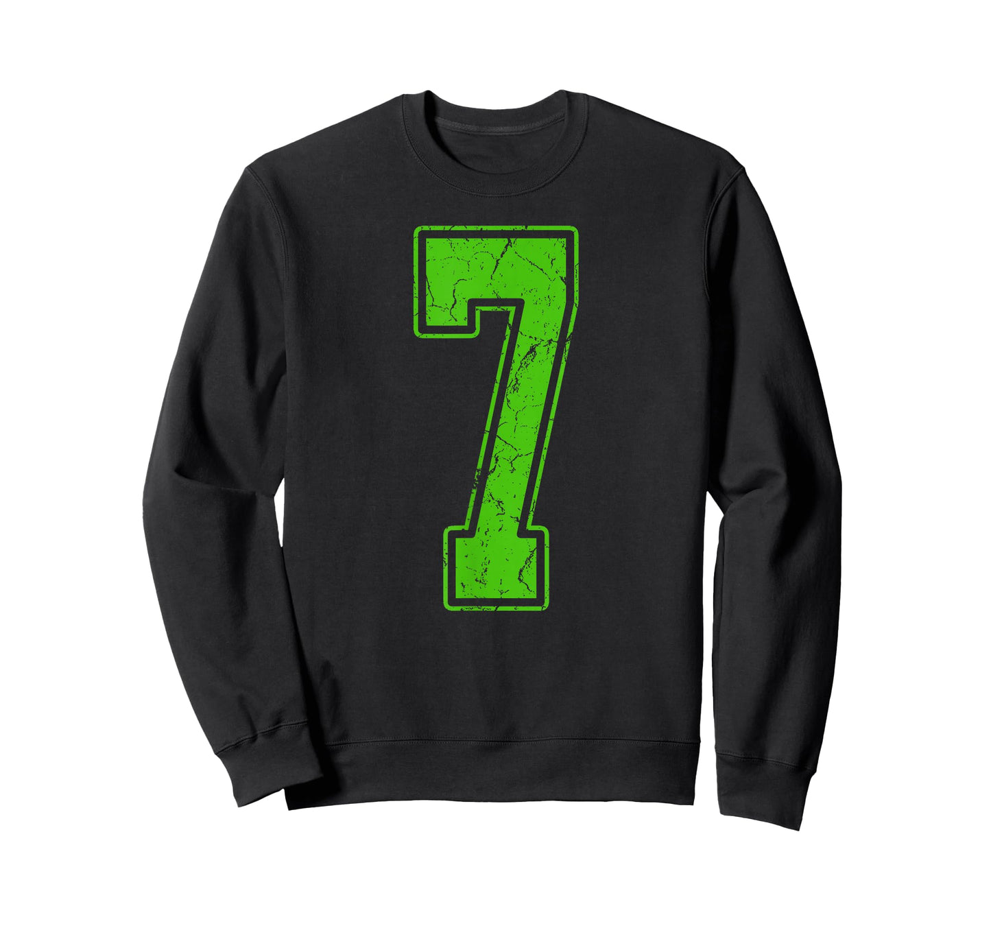 Kelly Green Number 7 Jersey Player Uniform #7 Fan T-Shirt
