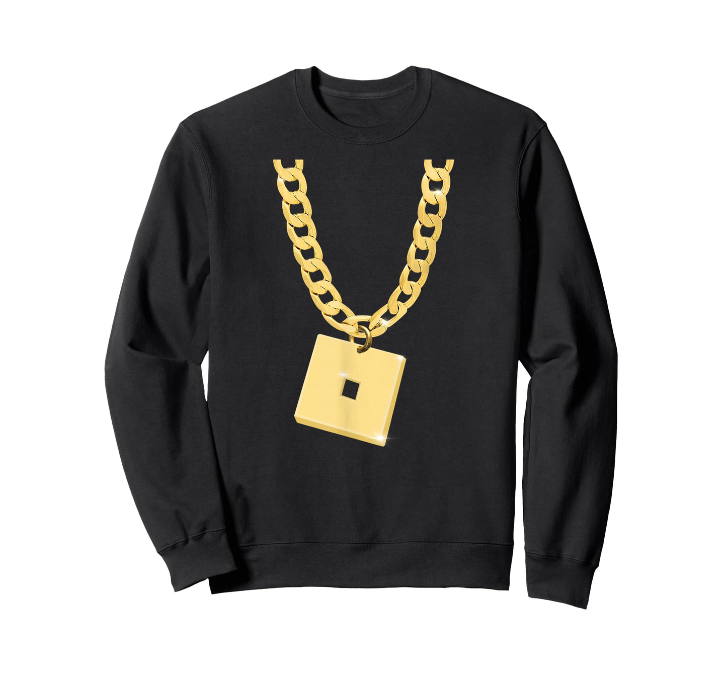 Funny robux chain nad pendant design T-Shirt