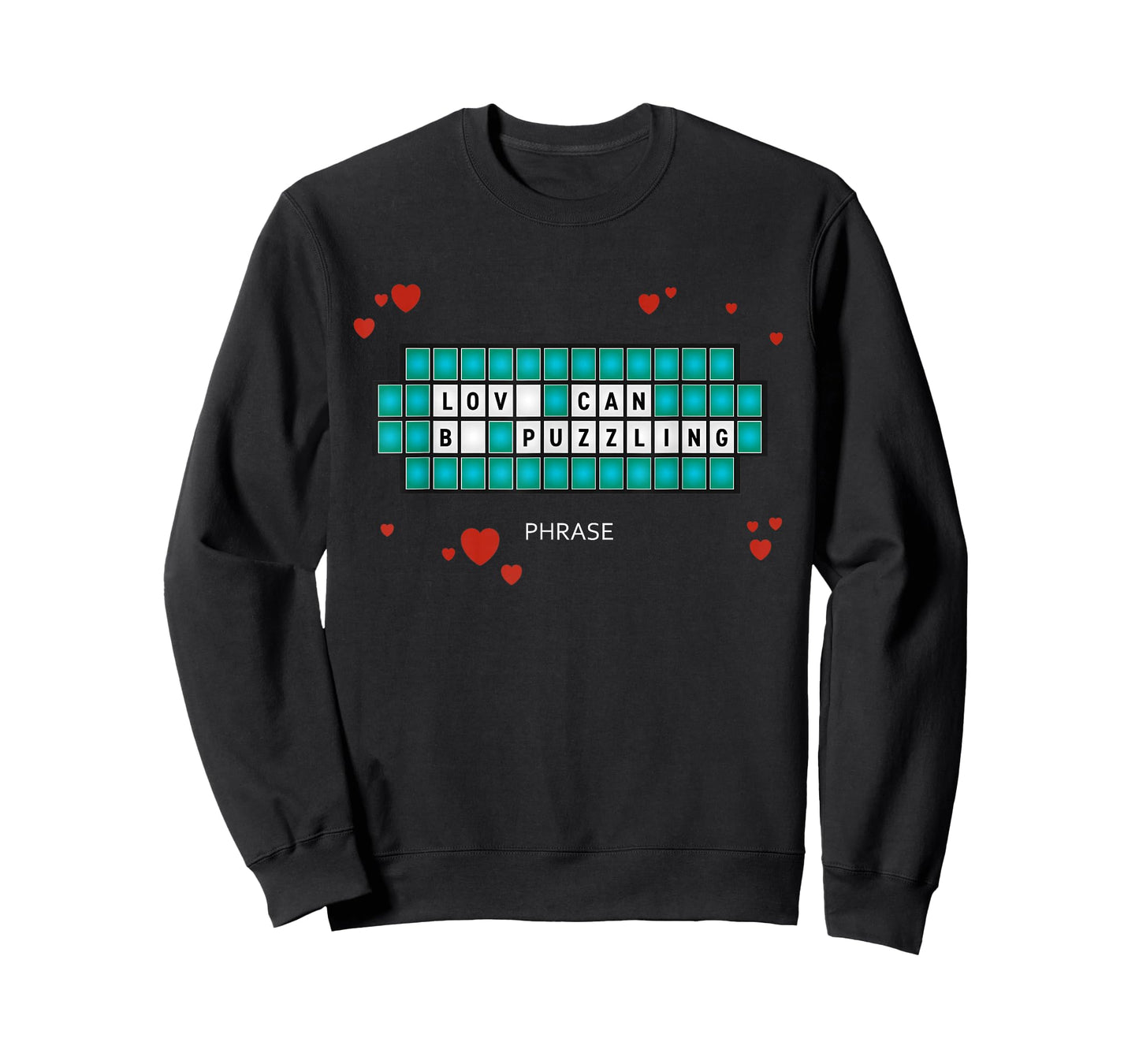 Wheel of Fortune Love Can Be Puzzling Valentine's Day T-Shirt