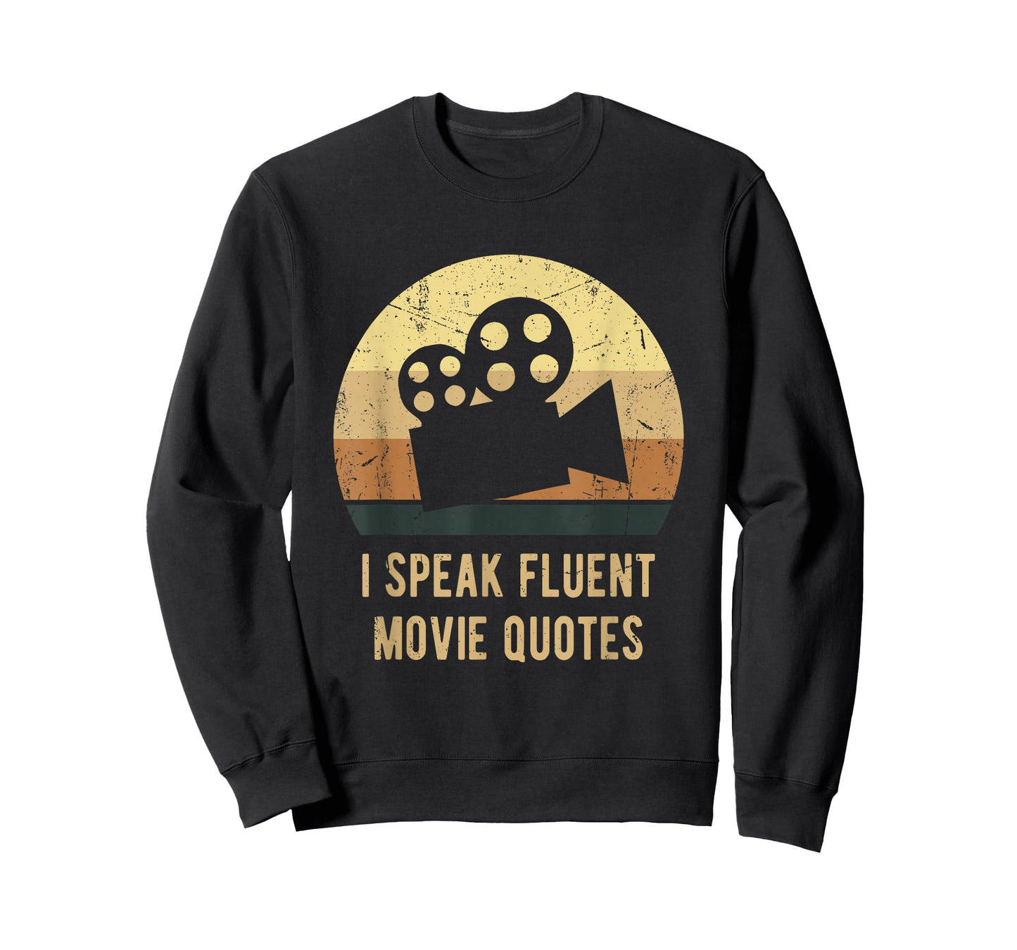 I Speak Fluent Movie Quotes Vintage Funny Movie Lover Gift T-Shirt