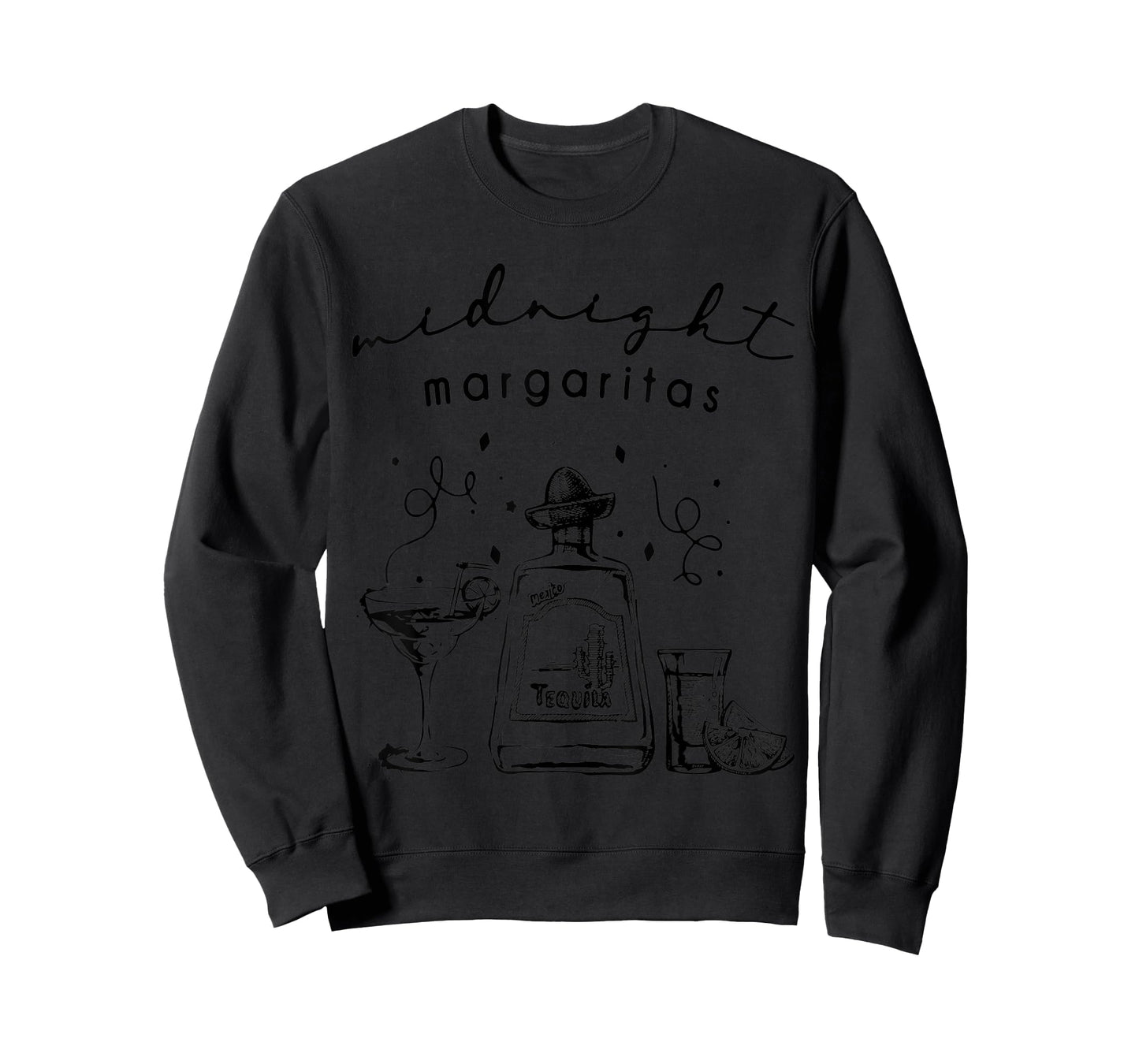 Midnight Margaritas For Witchy Women,Halloween Party Tee T-Shirt