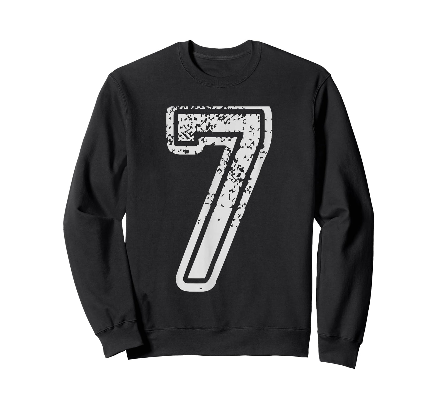 Team Jersey Uniforms Number 7 seven School Sports Birthdays T-Shirt
