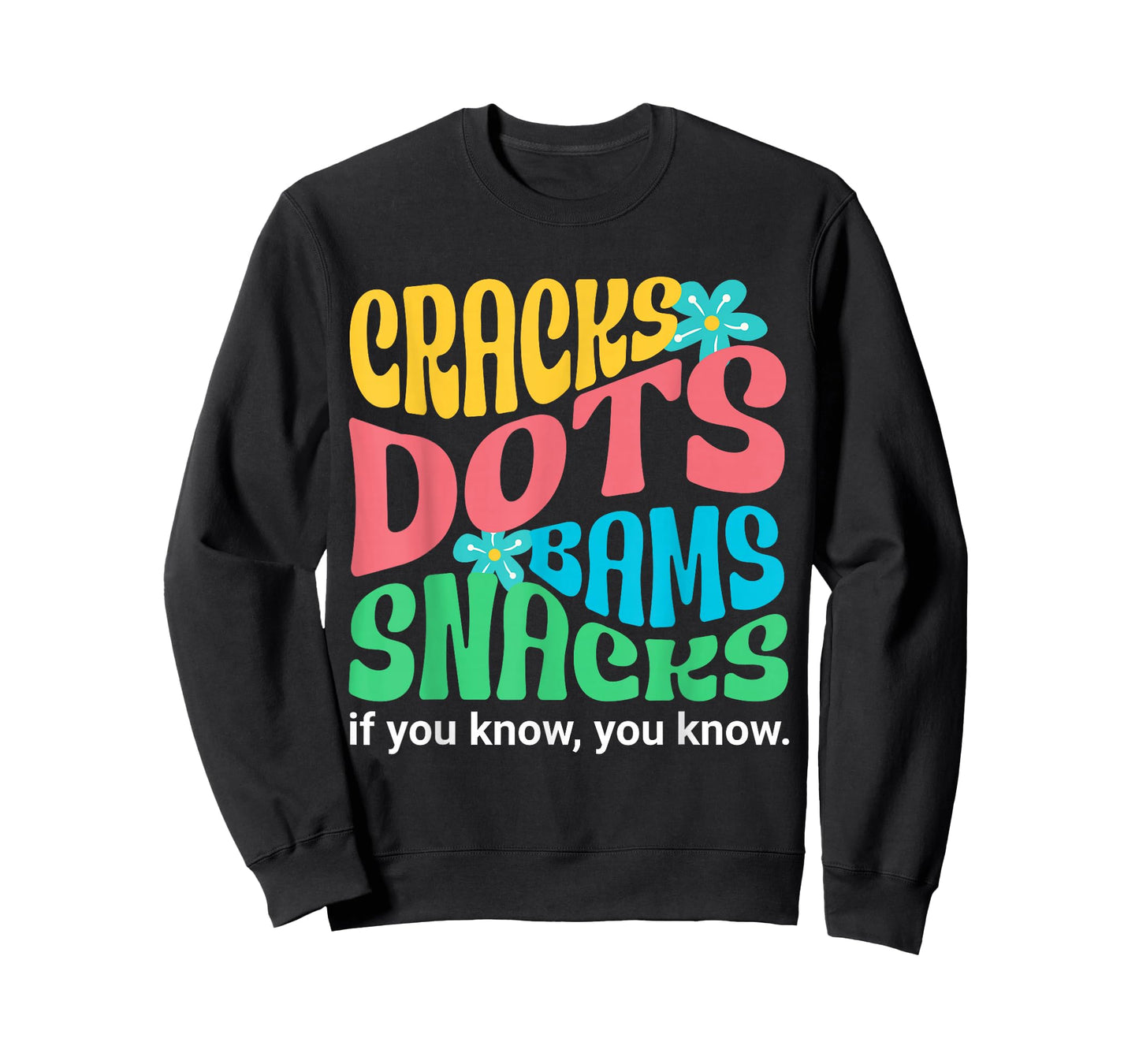 Retro Mahjong Cracks Dots Bams Snacks, Women Groovy Floral T-Shirt