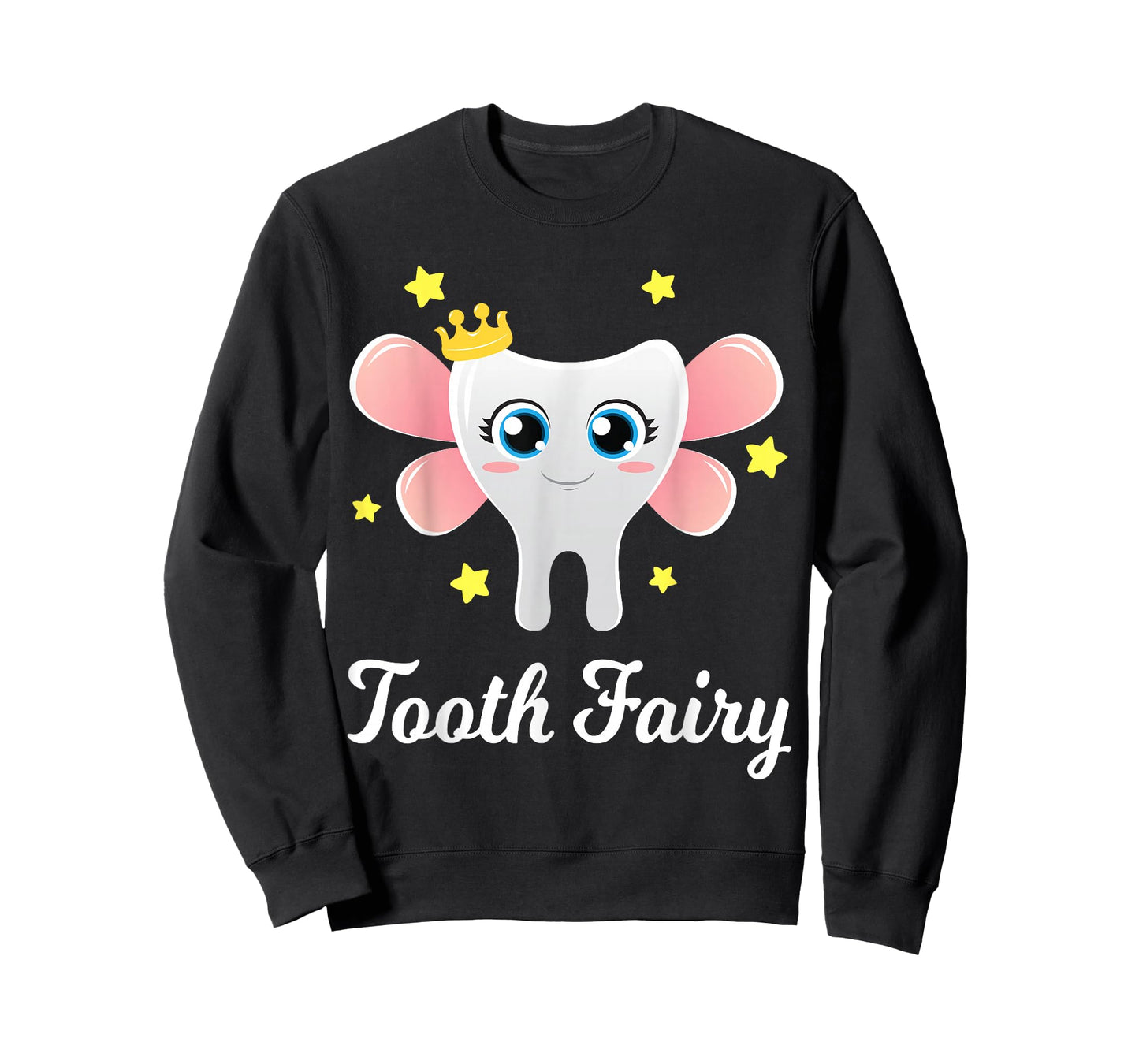 Tooth Fairy Shirt Funny Halloween Costume Gift Dentist Girl T-Shirt