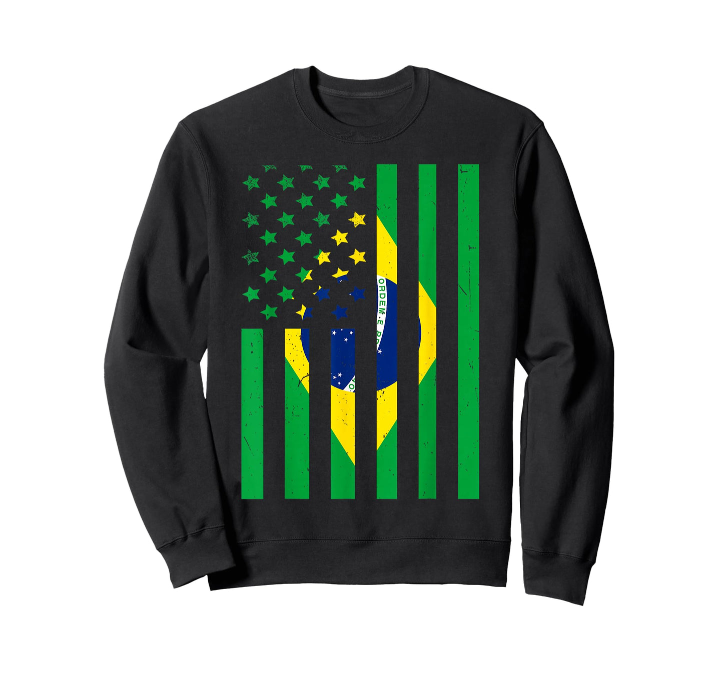 Brazil American USA Flag Brazilian Pride T-Shirt