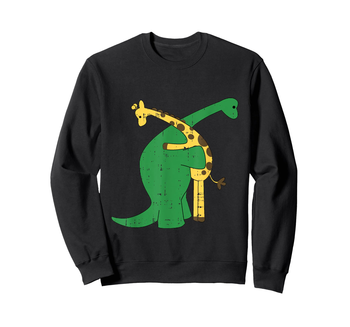 Giraffe Dinosaur Hug Love Dino Animals Safari Halloween Gift T-Shirt