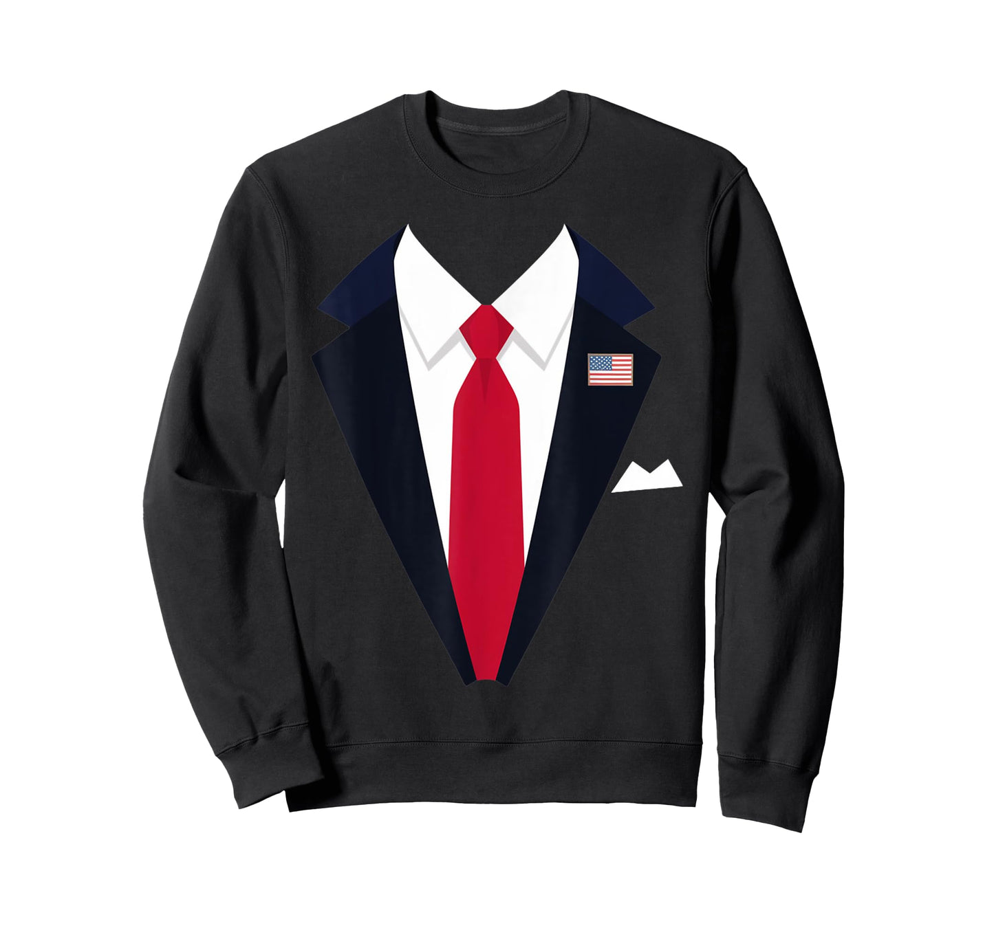 Funny USA President Suit Easy Halloween Costume T-Shirt