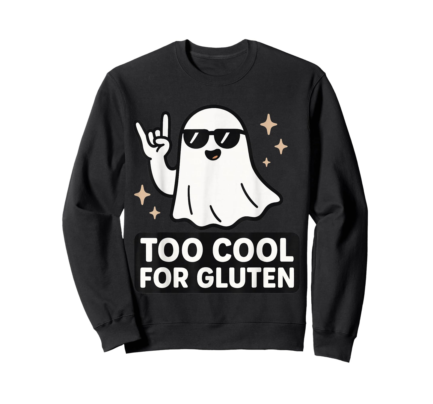 Celiac Disease Spooky Ghost Gluten Free Halloween T-Shirt