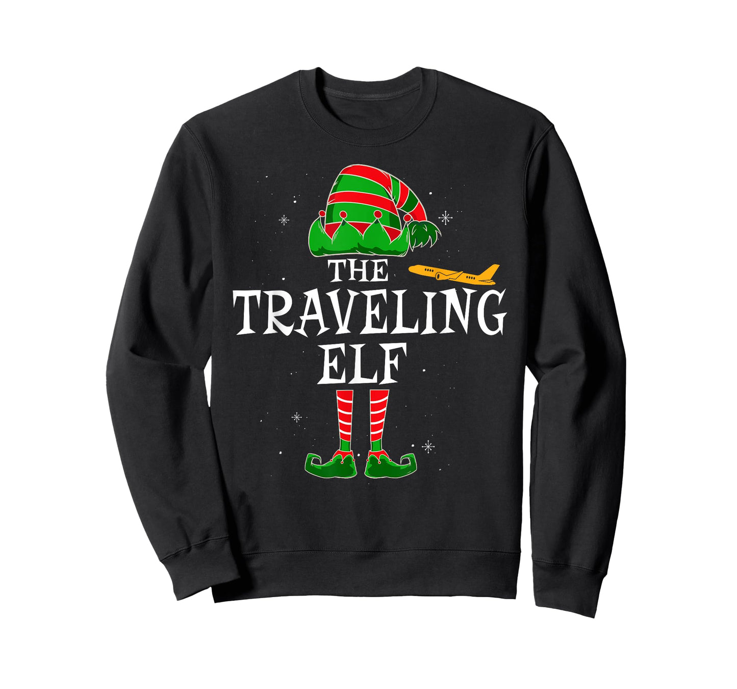 The Traveling Elf Group Matching Family Christmas Traveler T-Shirt
