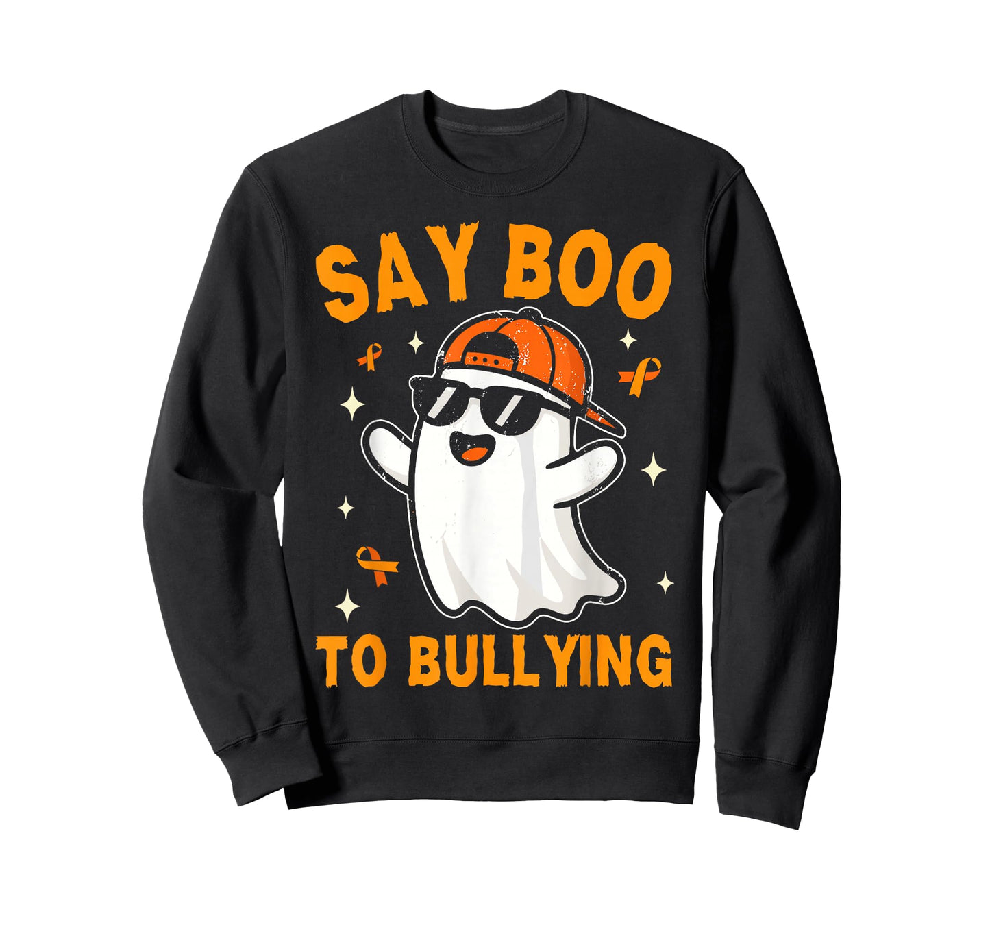Say Boo to Bullying Ghost Costume Happy Halloween T-Shirt