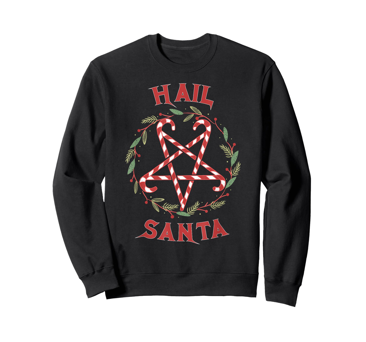 Hail Santa Christmas Krampus Clothing T-Shirt