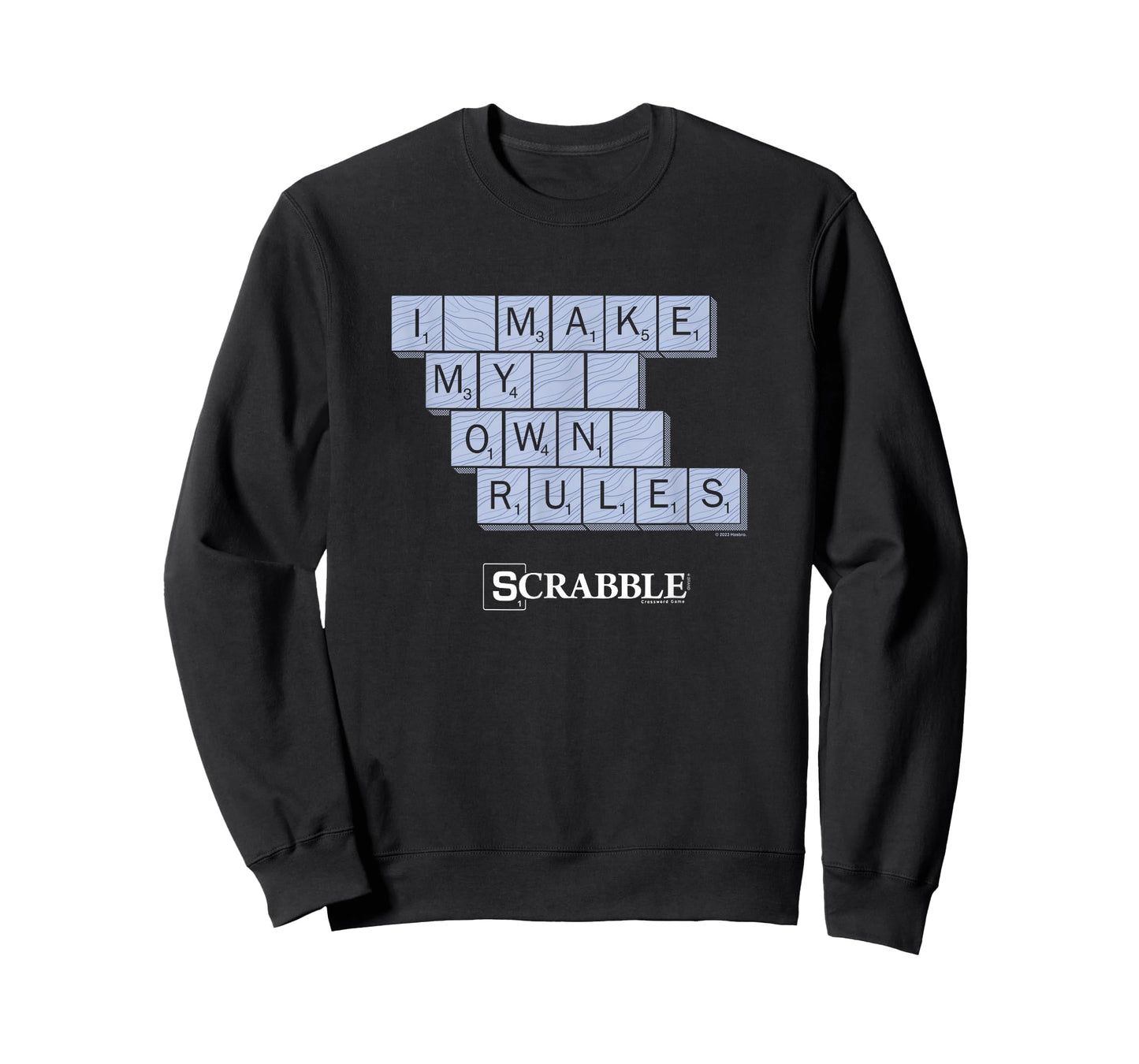 Scrabble I Make My Own Rules Vintage Letter Tile Logo T-Shirt