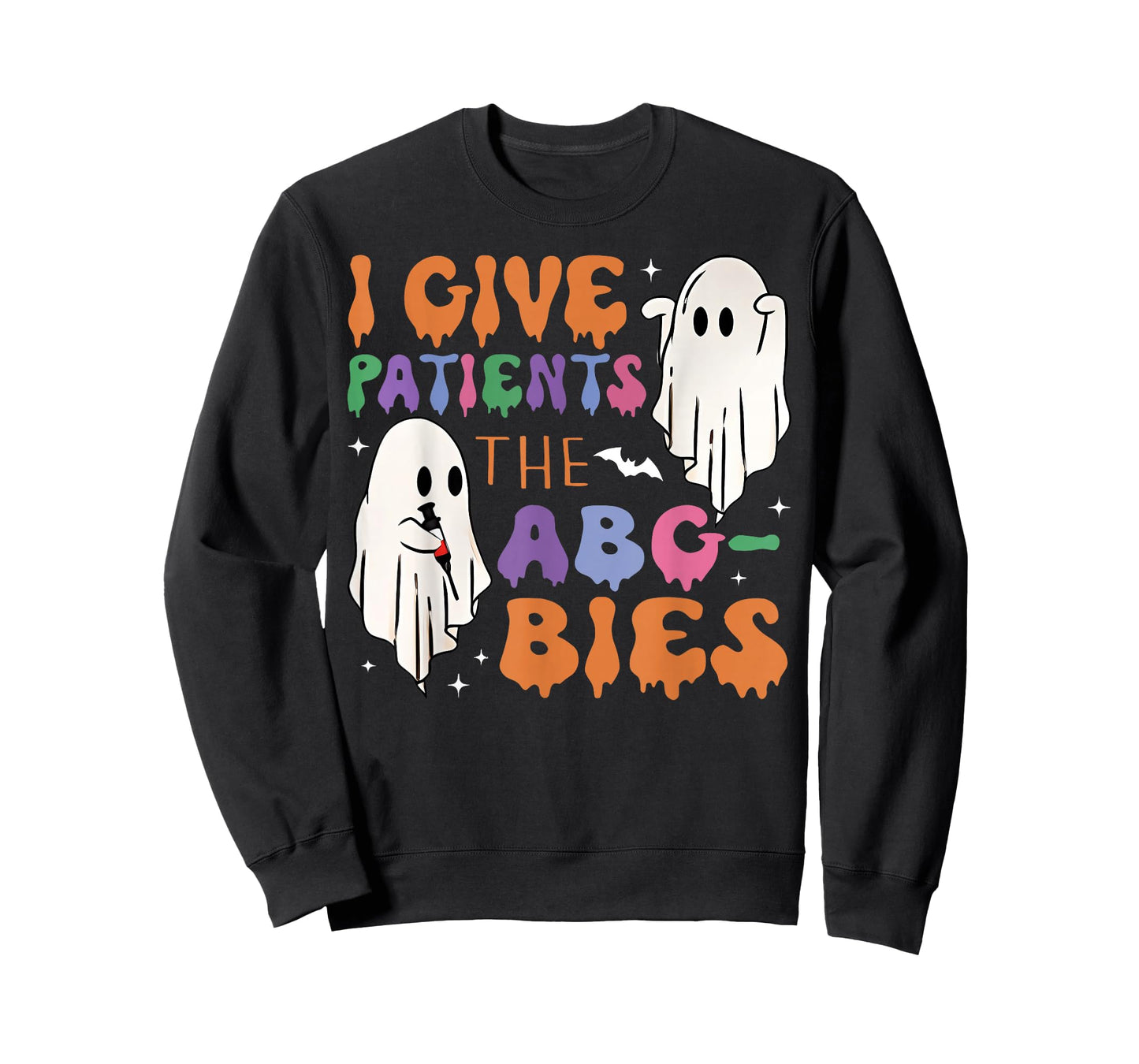 I Give Patients the ABG-bies Cute Ghost Halloween ICU Nurse T-Shirt