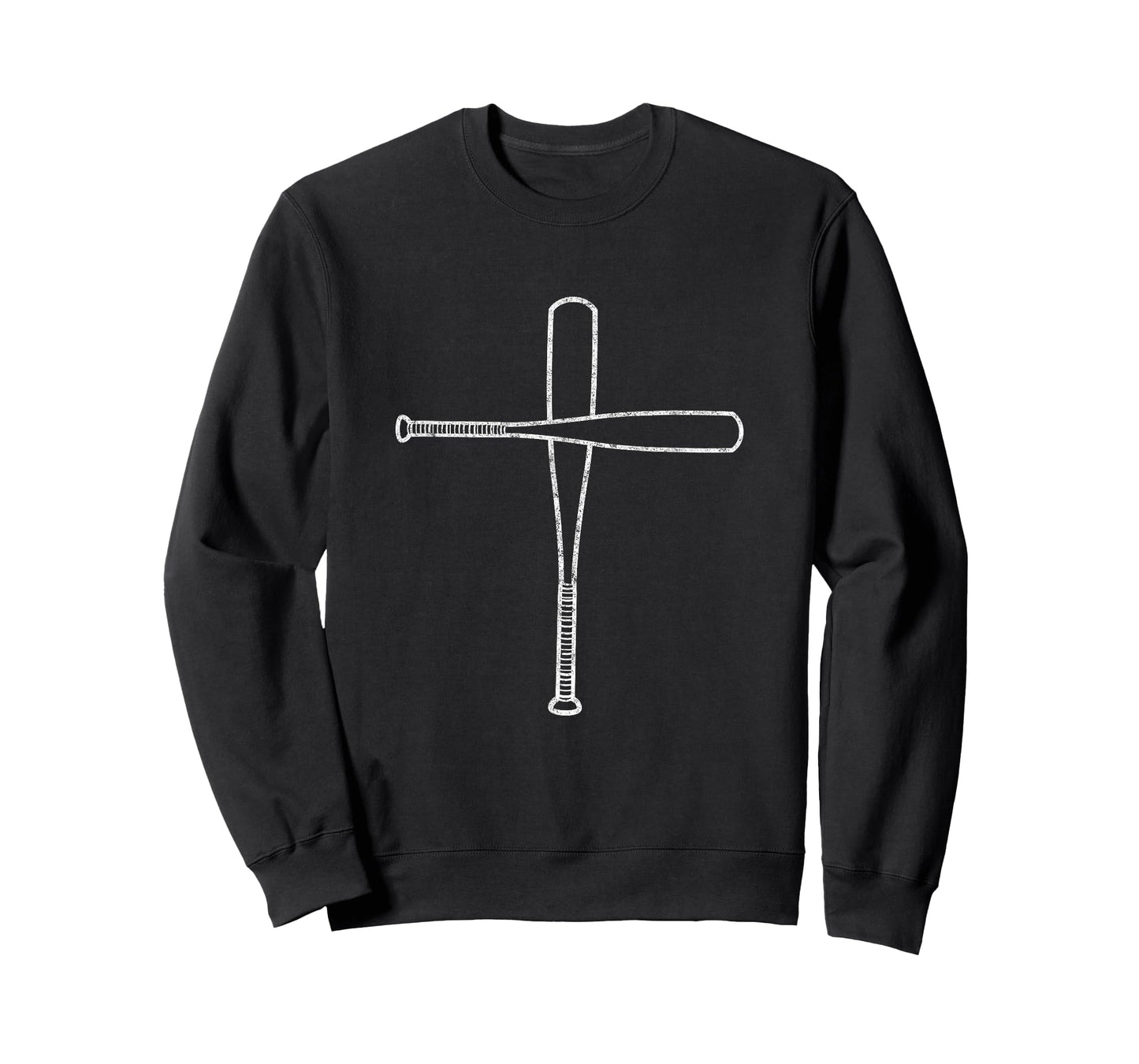 Cross Baseball Bats Christian Faith Sports Coach Pitcher T-Shirt