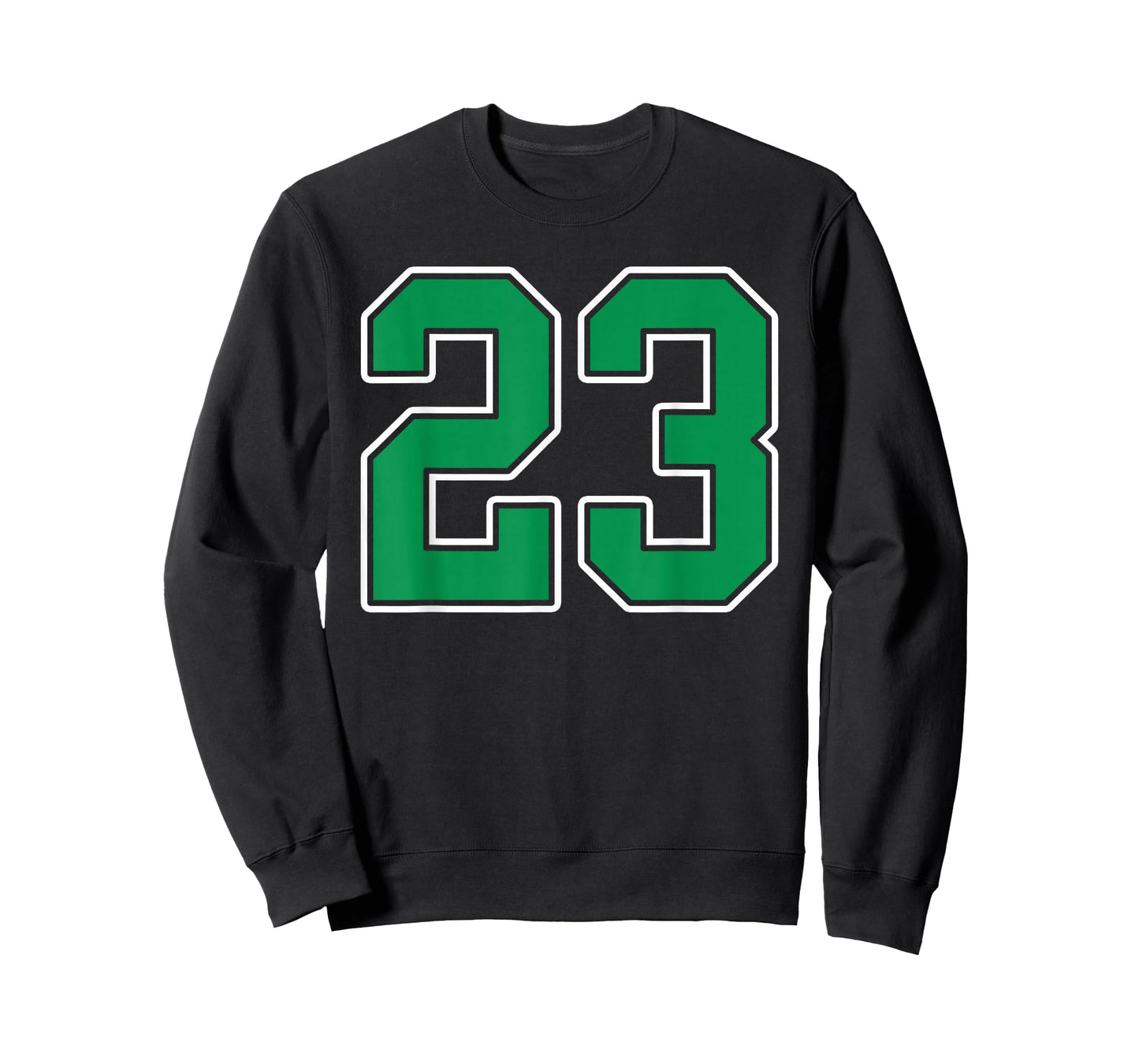 Kelly Green White Number 23 Jersey Player Uniform #23 T-Shirt