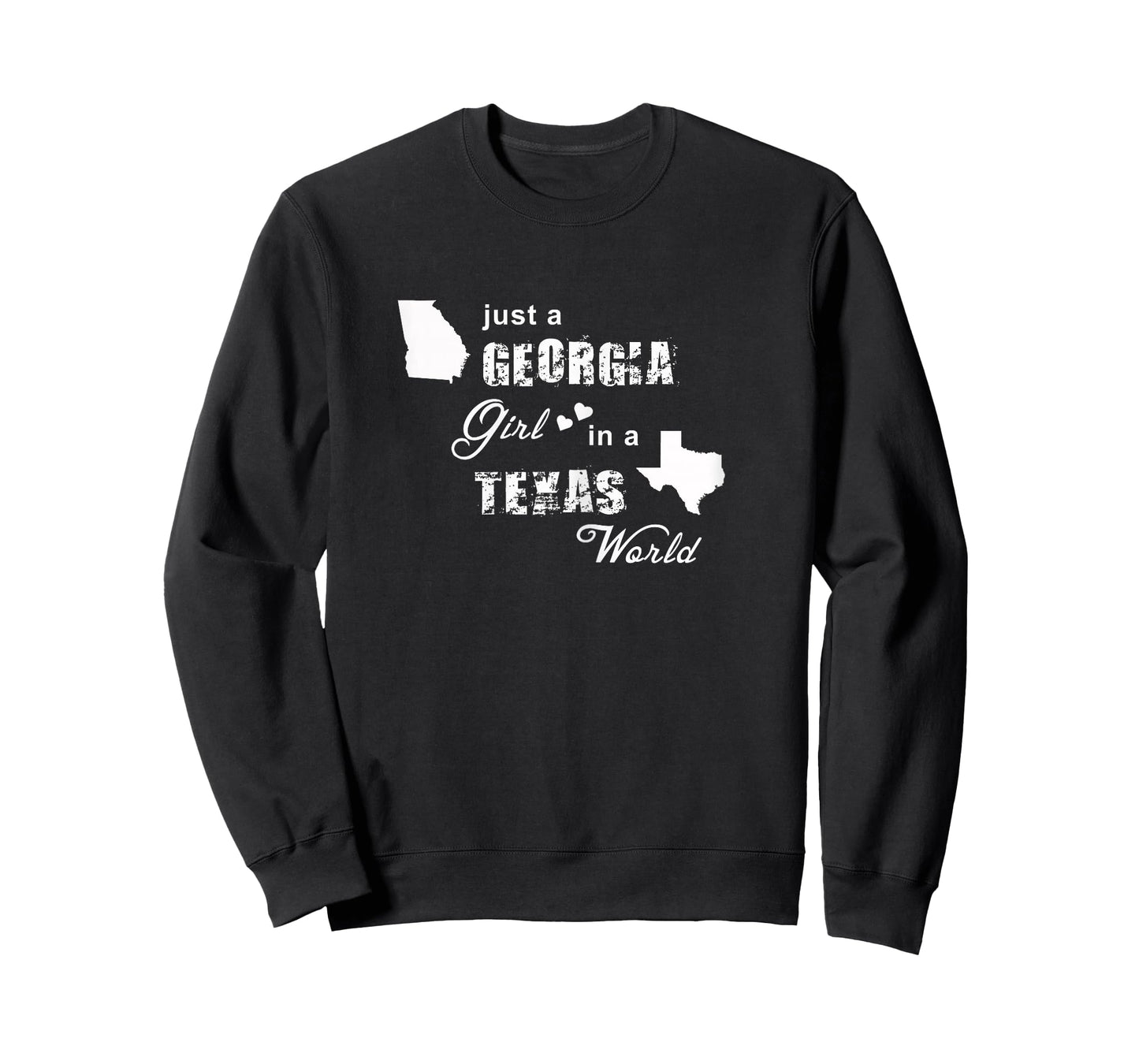 Just a Georgia girl in a Texas world t shirt printing T-Shirt