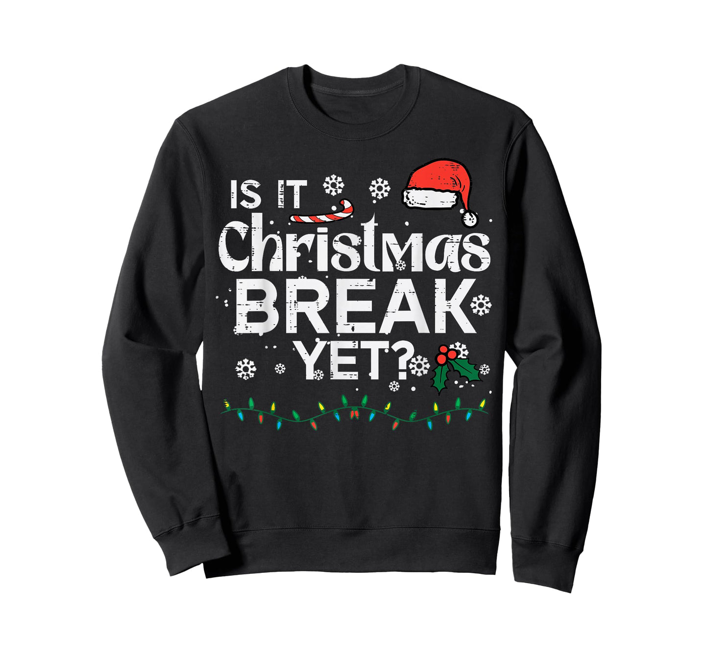 is It Christmas Break Yet Funny Xmas Holiday Teacher Women T-Shirt