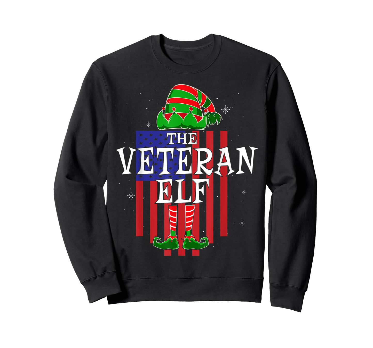 The Veteran Elf Group Matching Family Christmas Funny T-Shirt