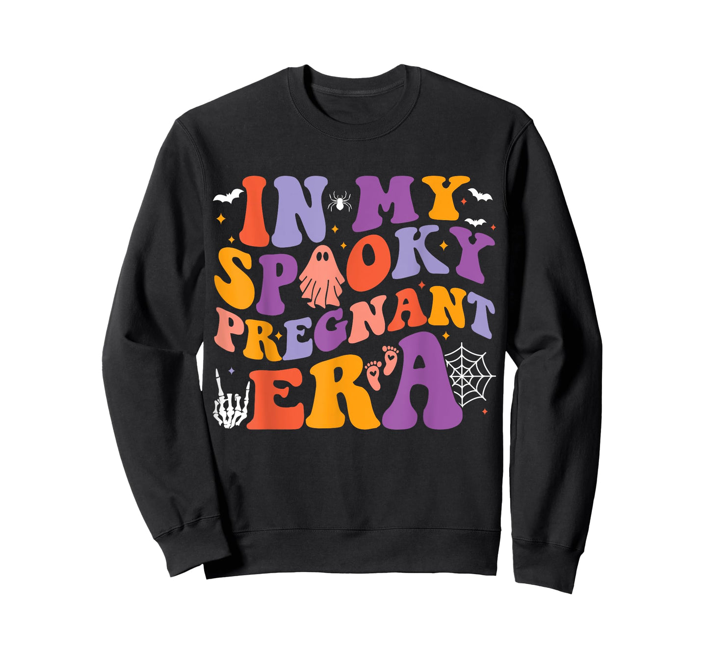 In My Spooky Pregnant Era Halloween Pregnancy Announcement T-Shirt