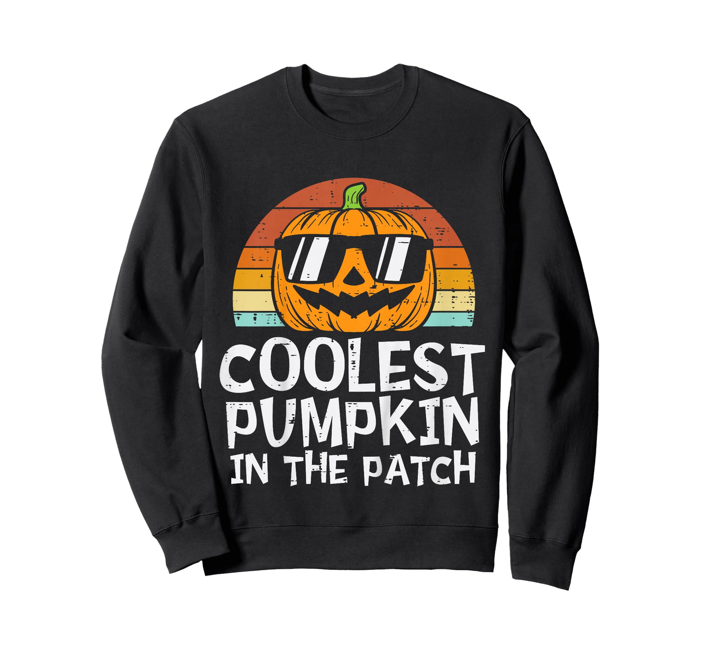 Kids Coolest Pumpkin In The Patch Toddler Boys Halloween Kids T-Shirt