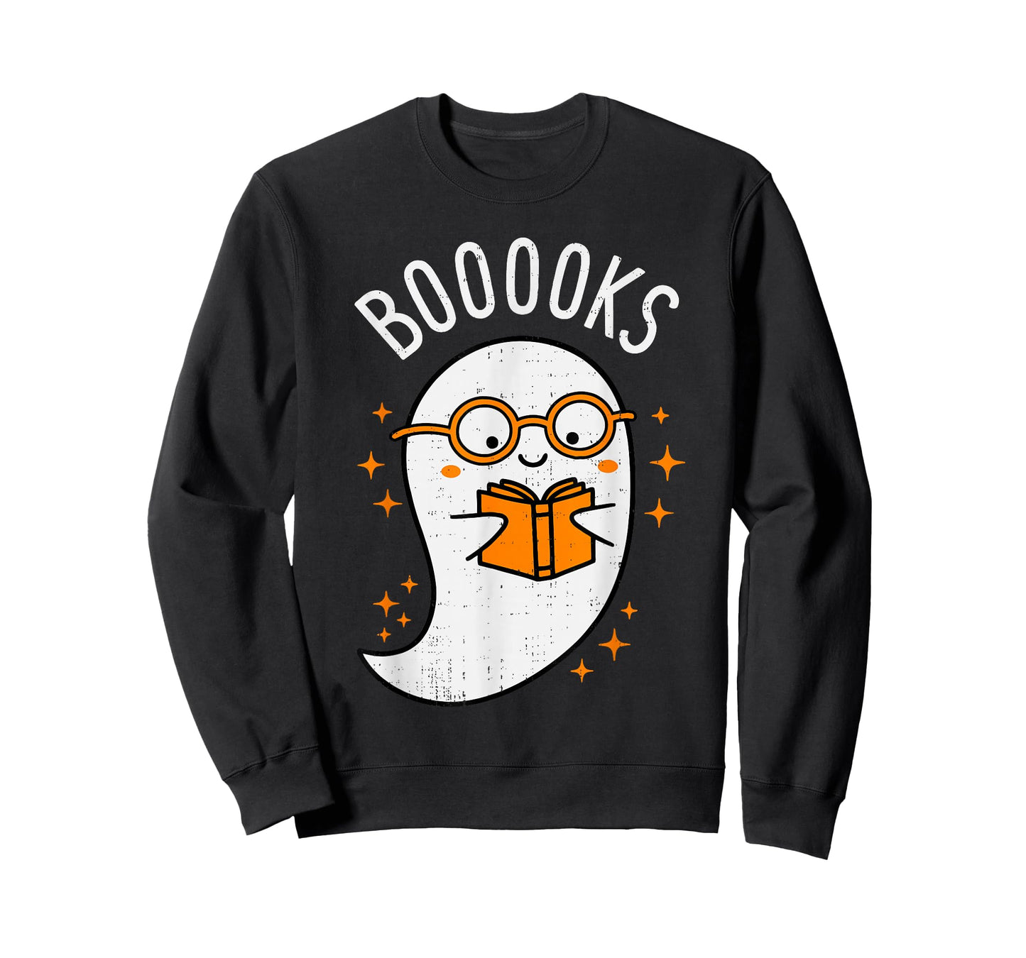 Booooks Ghost Halloween Teacher Librarian Library Reading T-Shirt