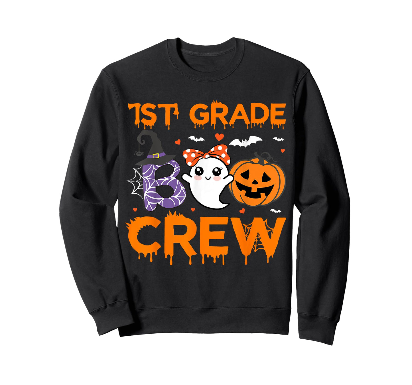 1st Grade Boo Crew Teacher Student Halloween Costume T-Shirt