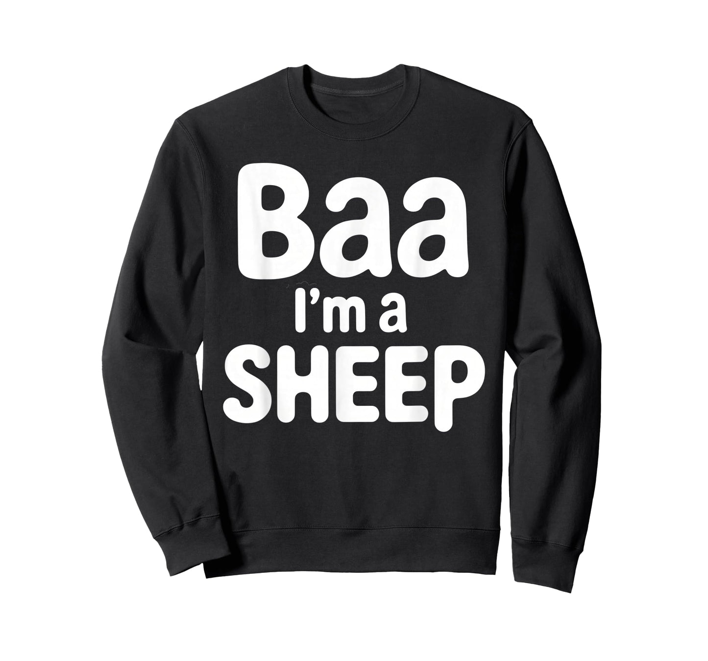 Baa I'm A Sheep Shirt Adult Men Women Kids Sheep Costume T-Shirt