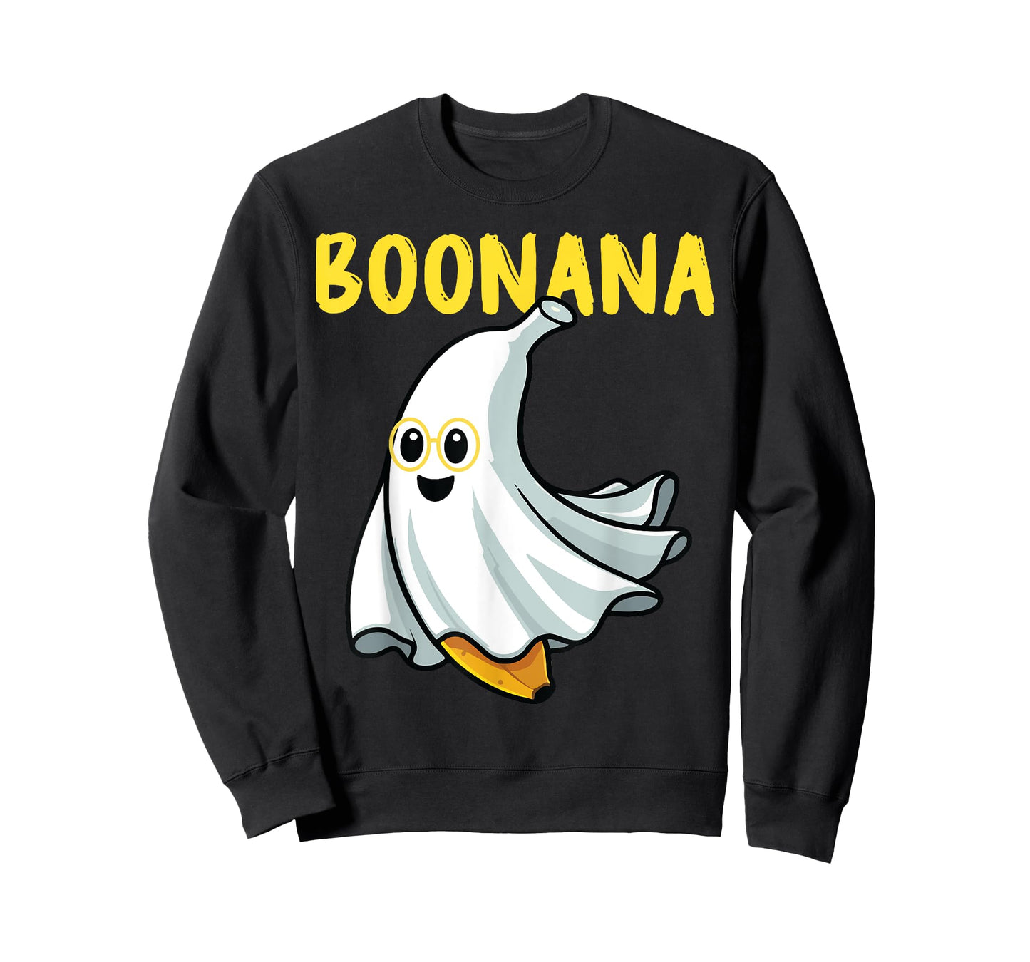 Cute Boonana Ghost Funny Banana Halloween Men Women Kids T-Shirt