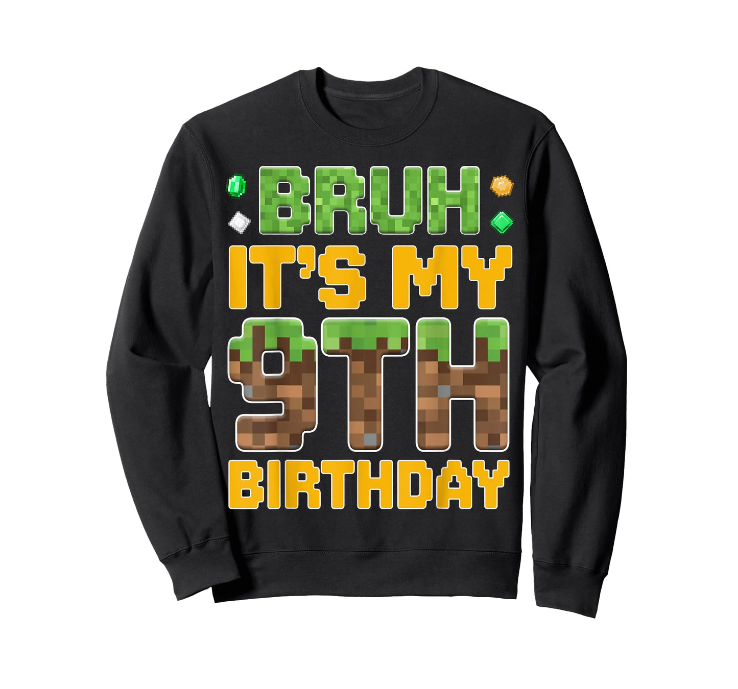 Birthday Boy Shirt It's My 9th Birthday Video Game Pixel T-Shirt