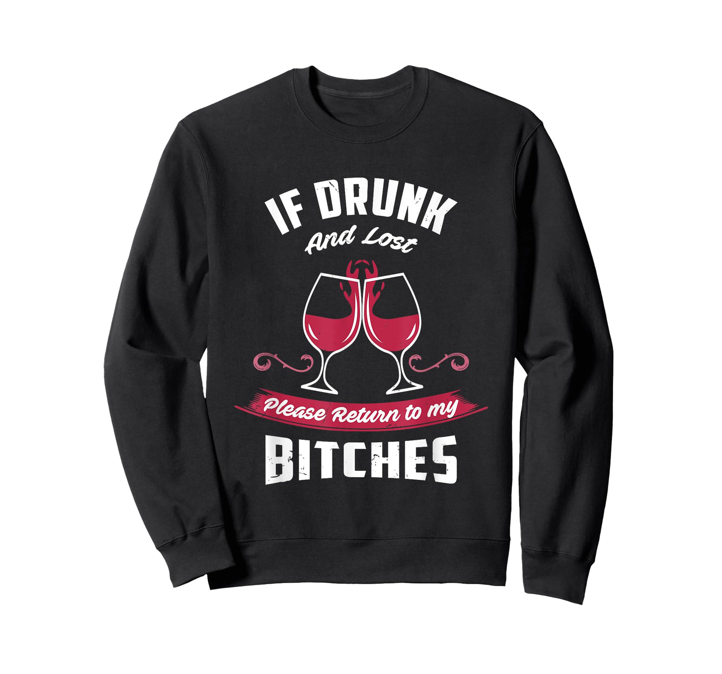 If Drunk and Lost | Funny Girls Night Out Party Drinking T-Shirt