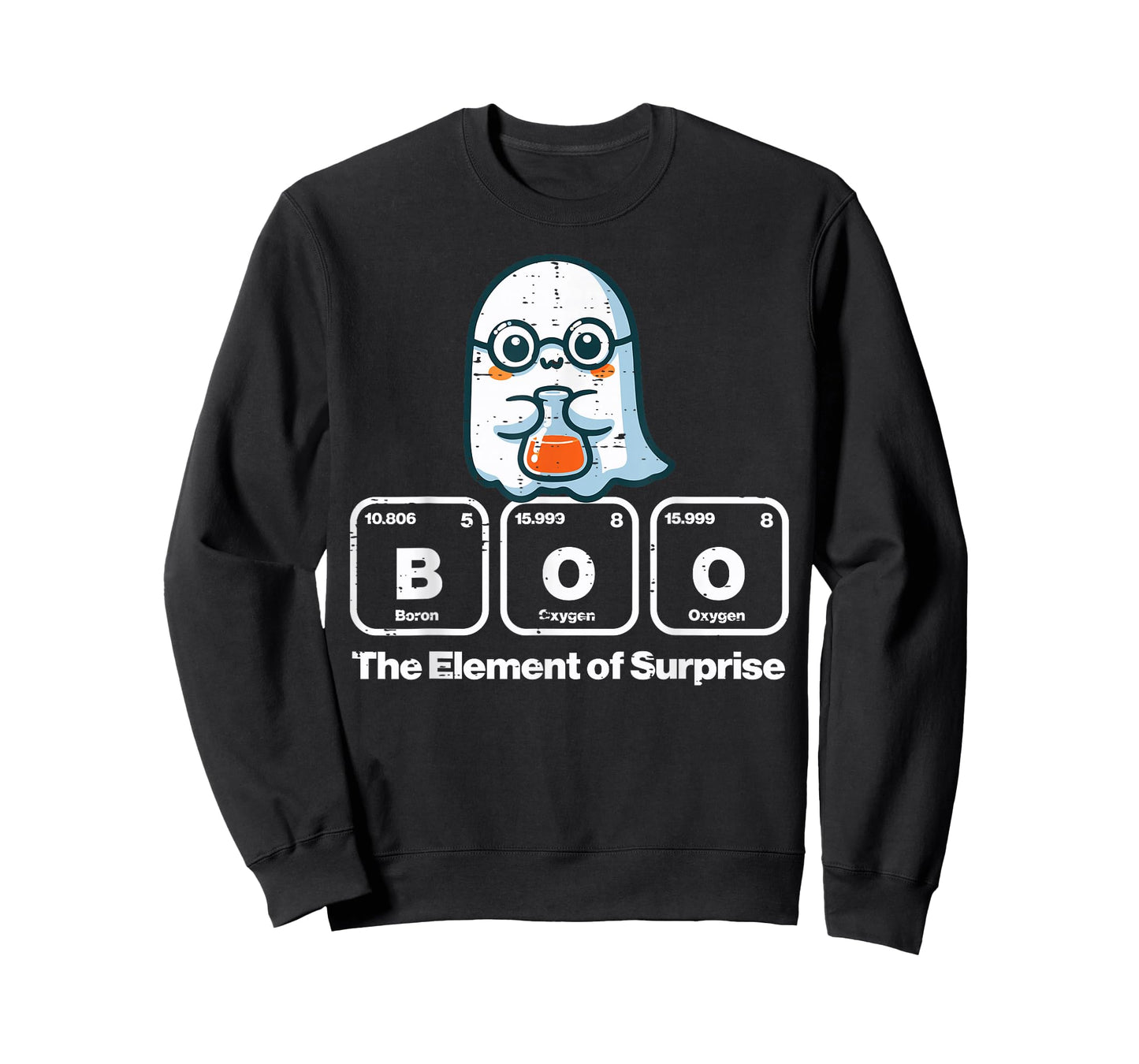 Halloween Ghost Boo Element Surprise Costume Men Women Kids T-Shirt