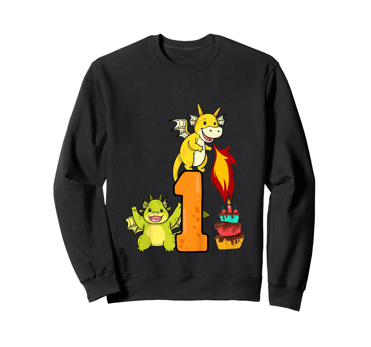 1st Birthday Boy Girl Dragon Outfit T-Shirt