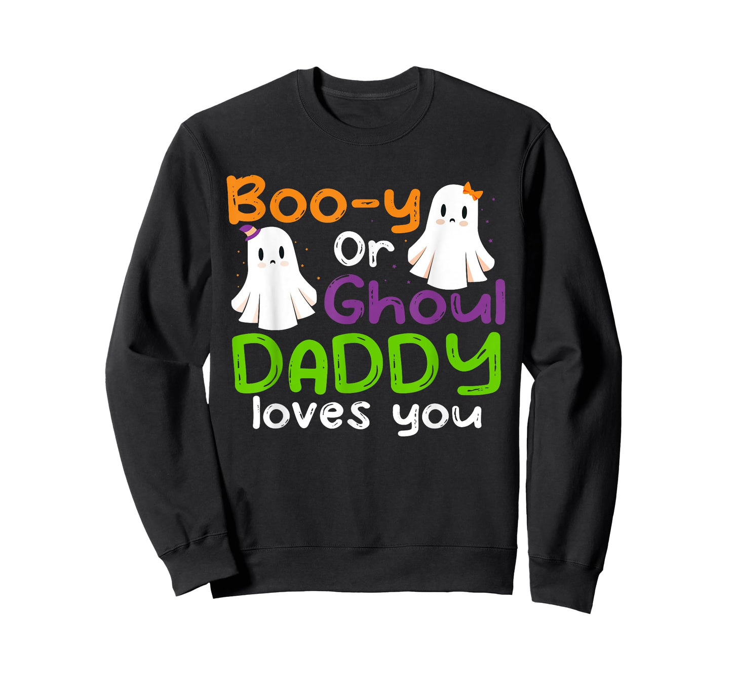 Halloween Booy Or Ghoul Daddy Gender Reveal baby shower T-Shirt