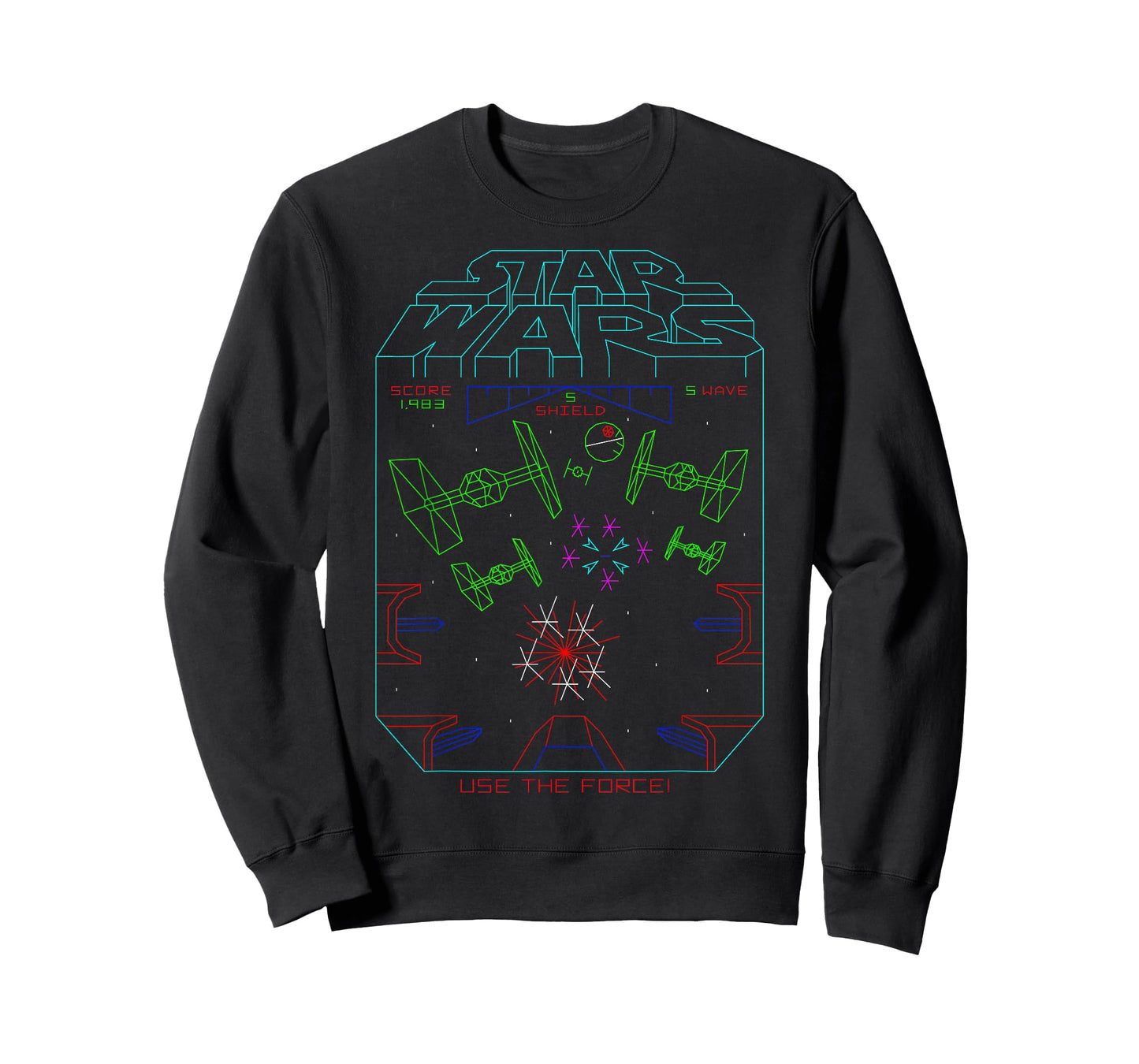 Star Wars Space Fight Vintage Arcade Graphic T-Shirt T-Shirt
